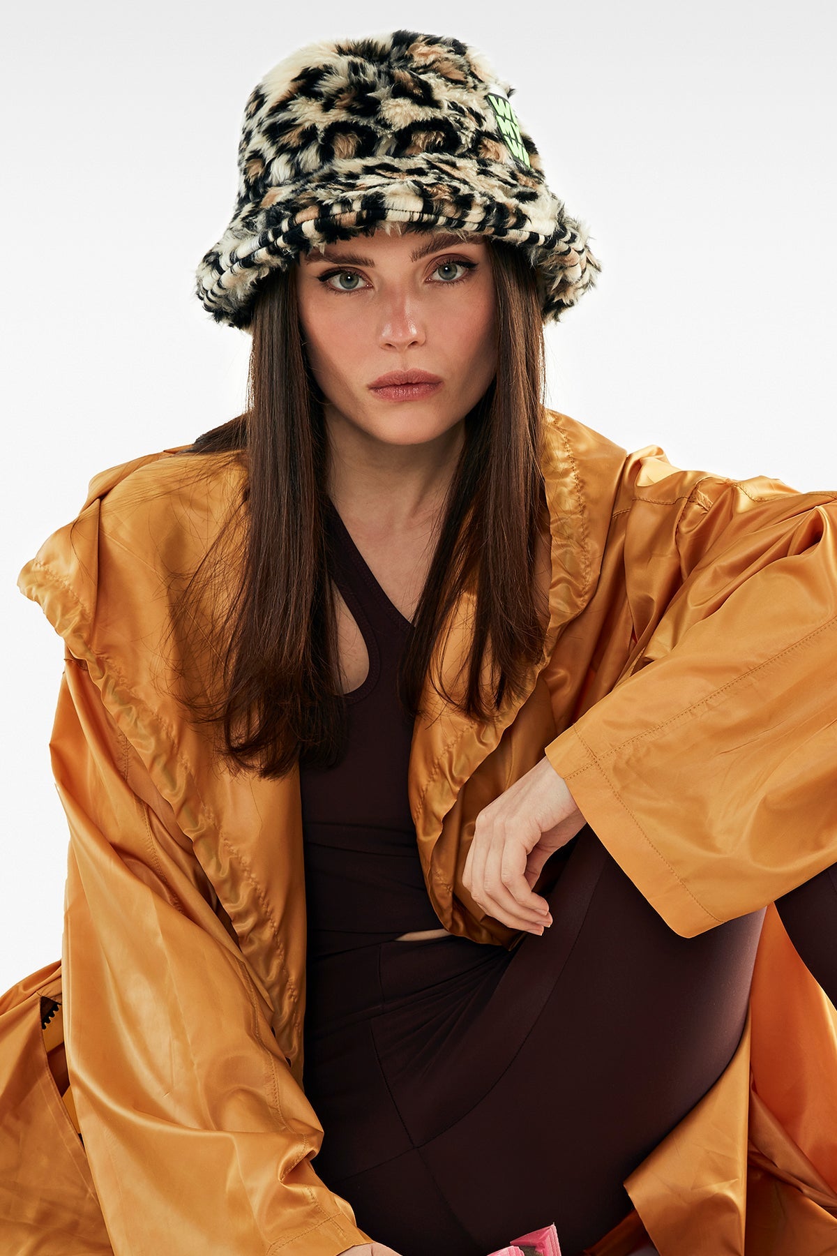 Gold Trench Coat 11245