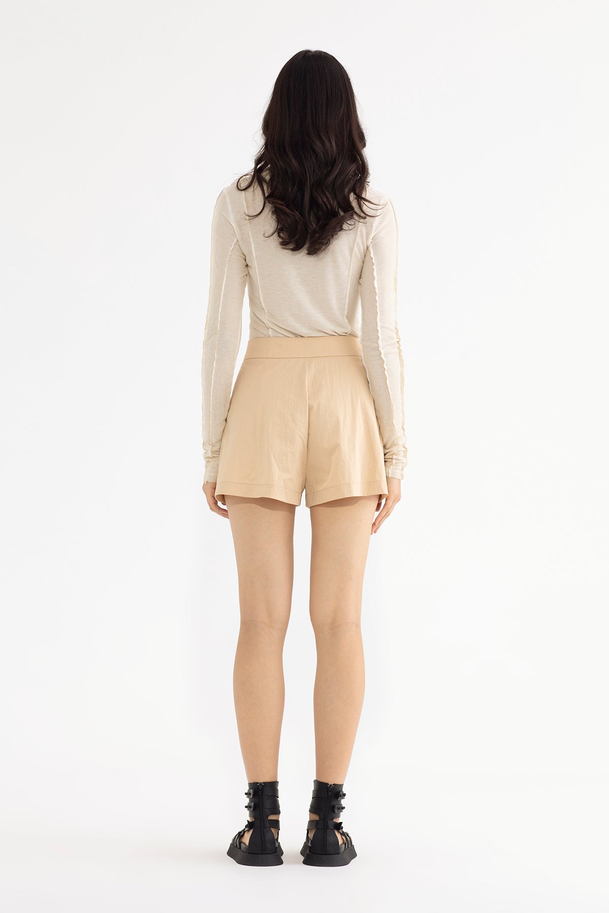 Beige Shorts 13149