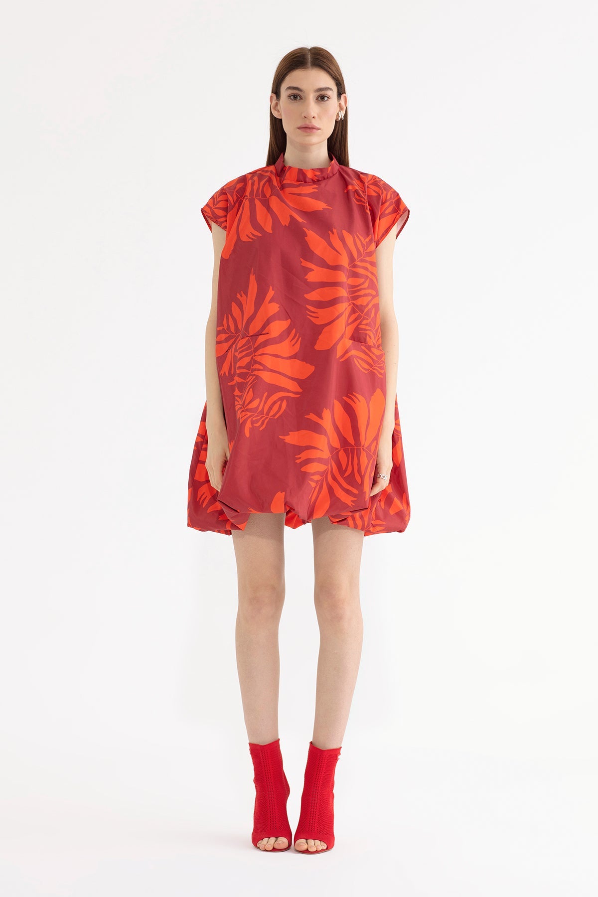 Rosso Orange Dress 13164