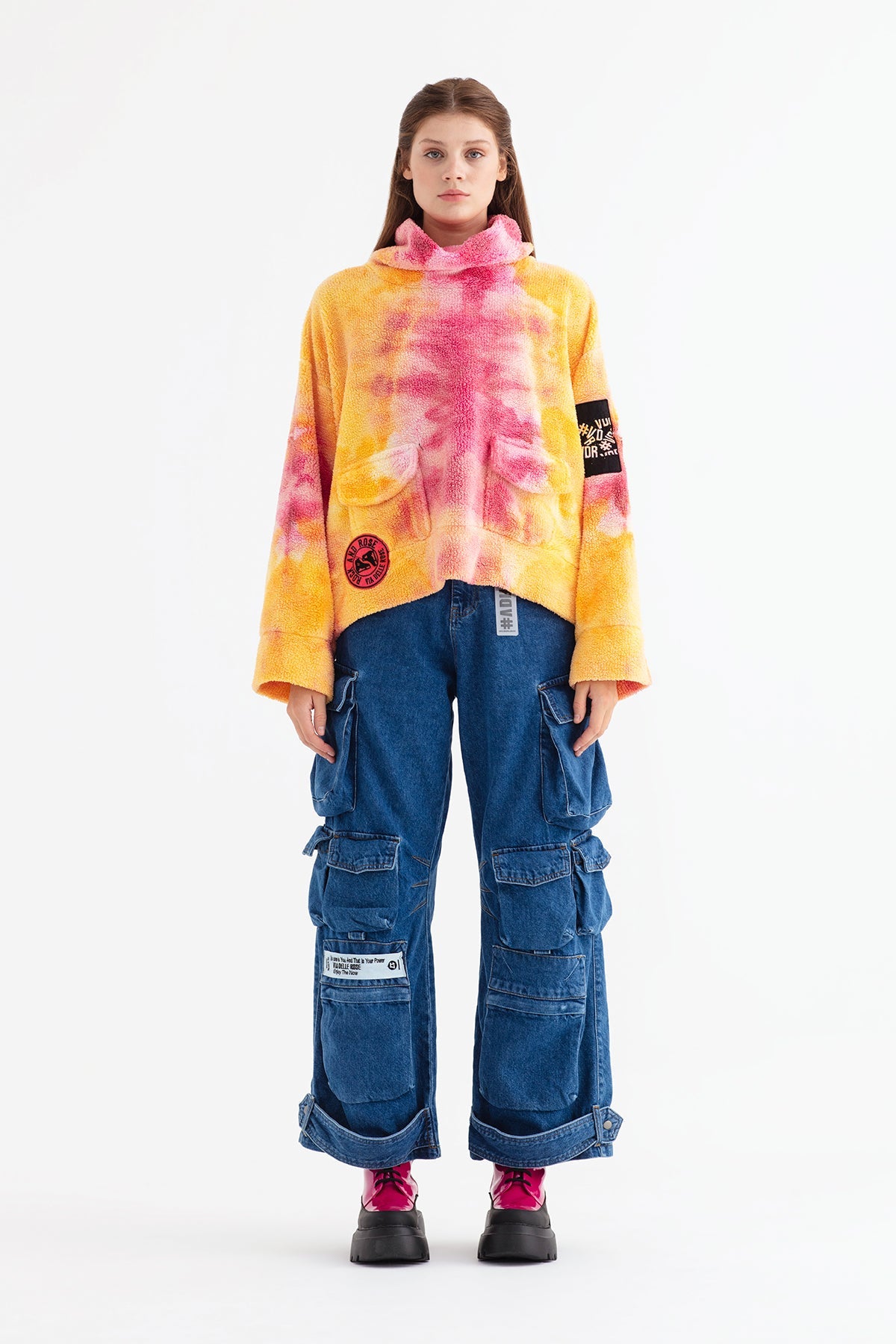 Giallo Fuxia Sw-shirt 13396