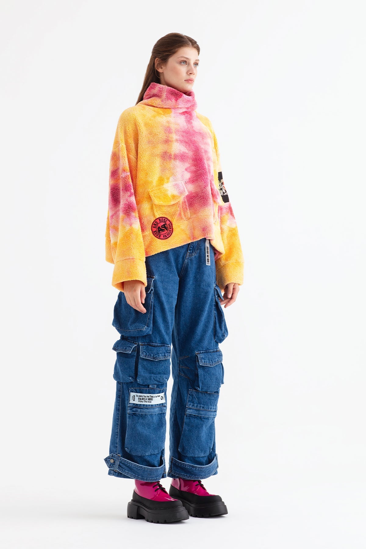 Giallo Fuxia Sw-shirt 13396