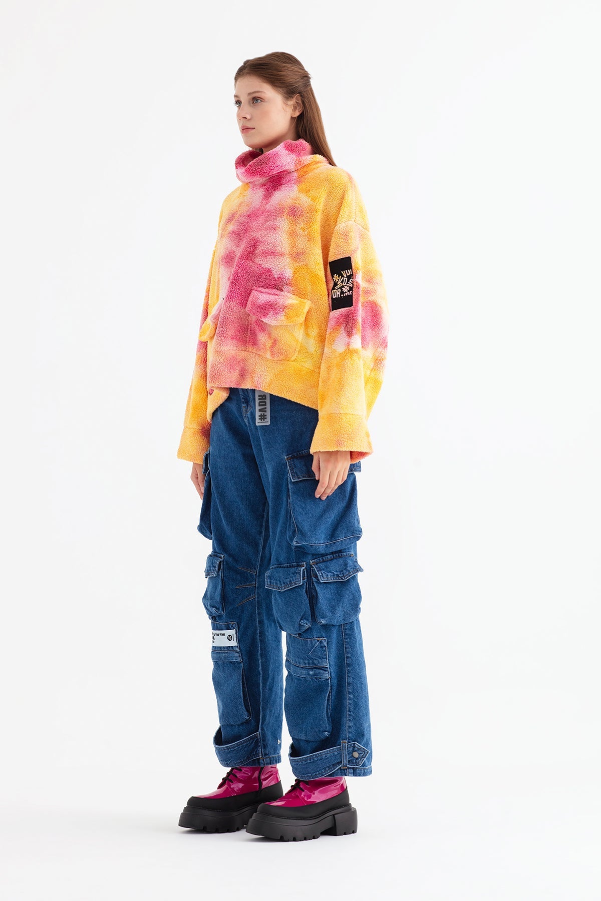 Giallo Fuxia Sw-shirt 13396