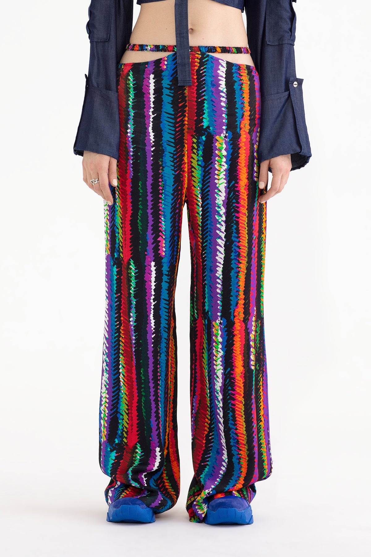 Multi Color Pants 13432