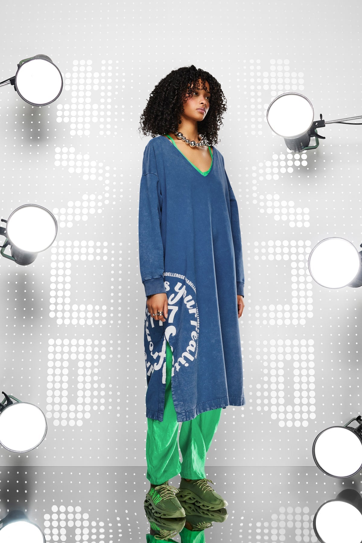 Indigo Dress 15002