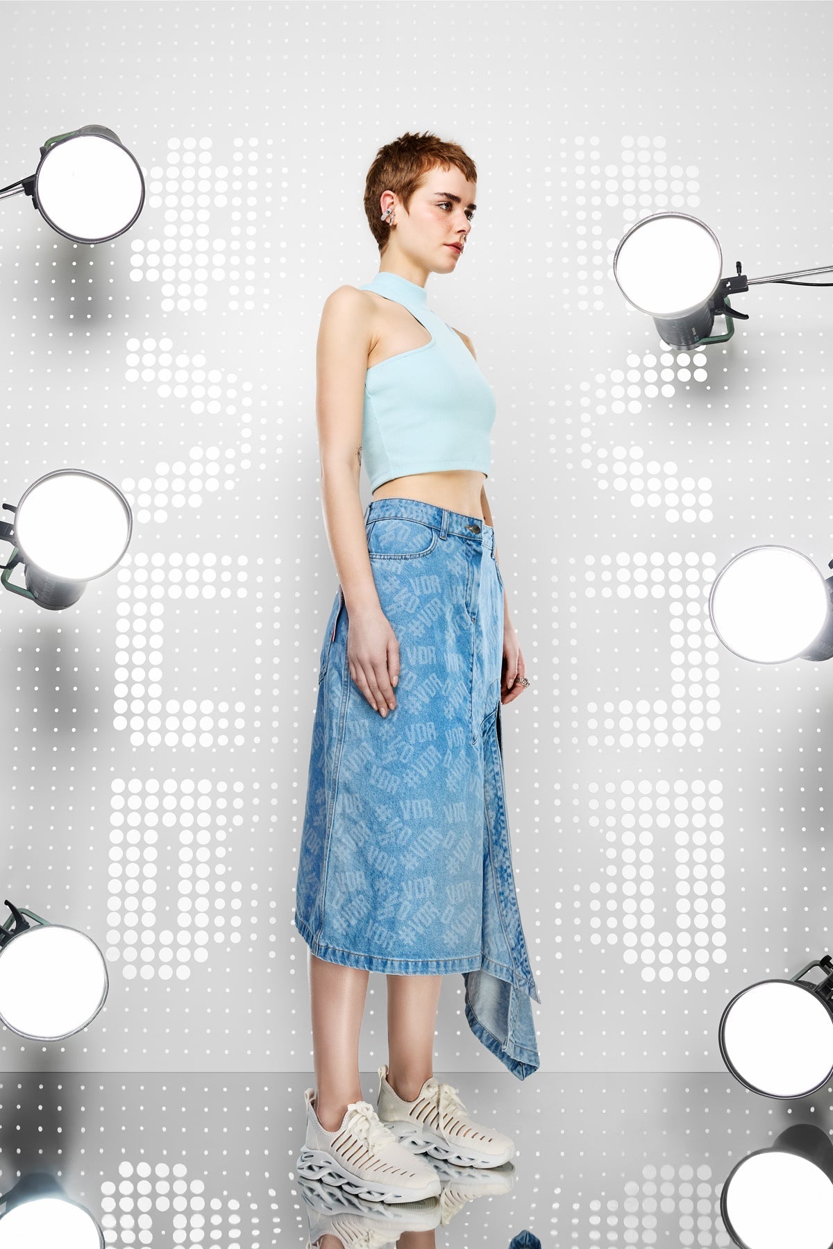 Blue Skirt 15032