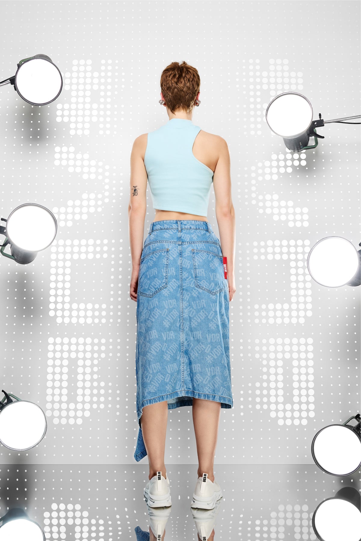 Blue Skirt 15032
