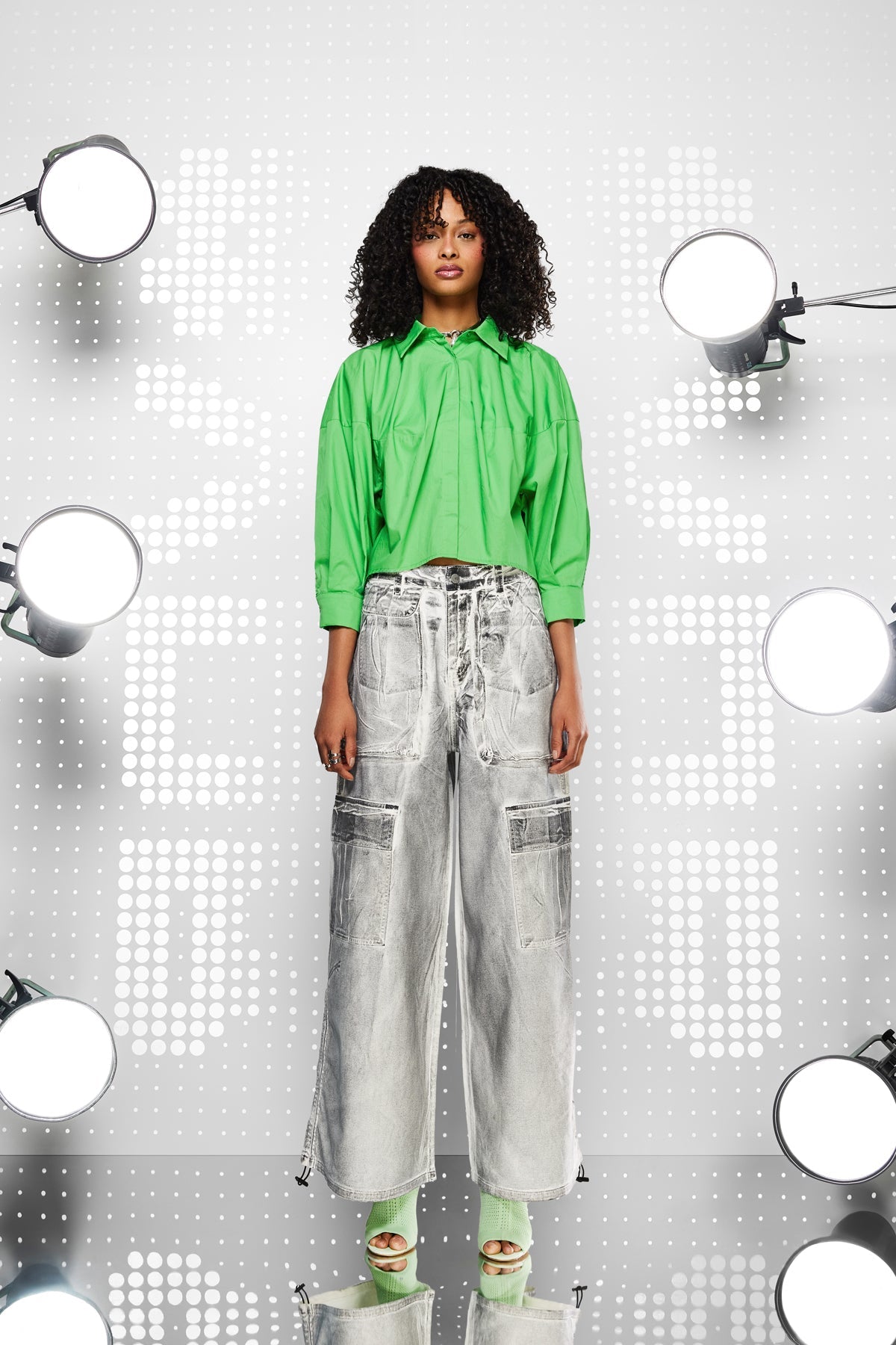 Nero Off White Pants 15106