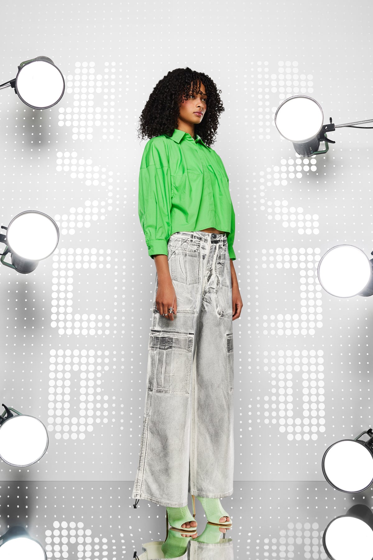 Nero Off White Pants 15106