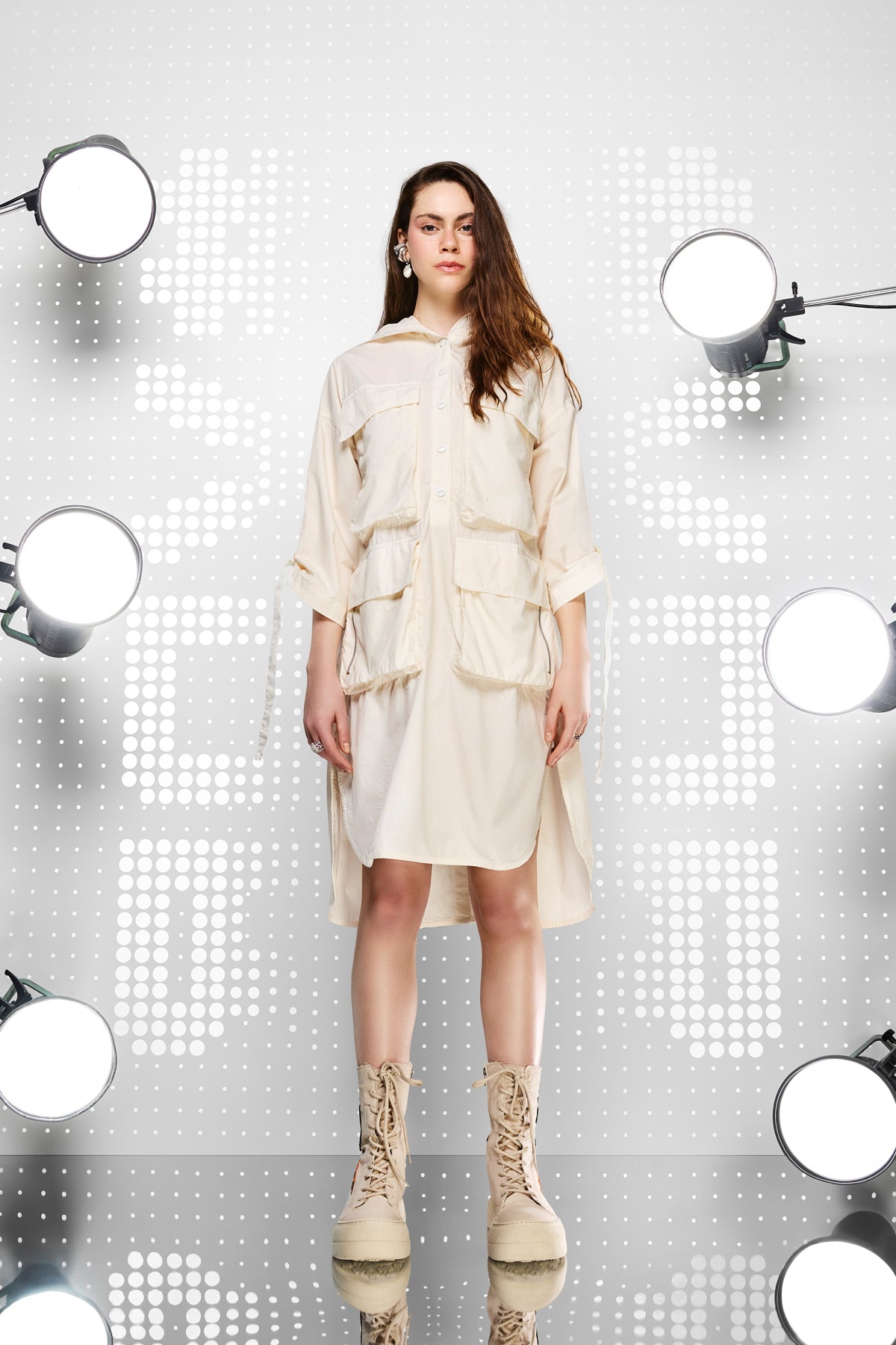 Crema Dress 15123