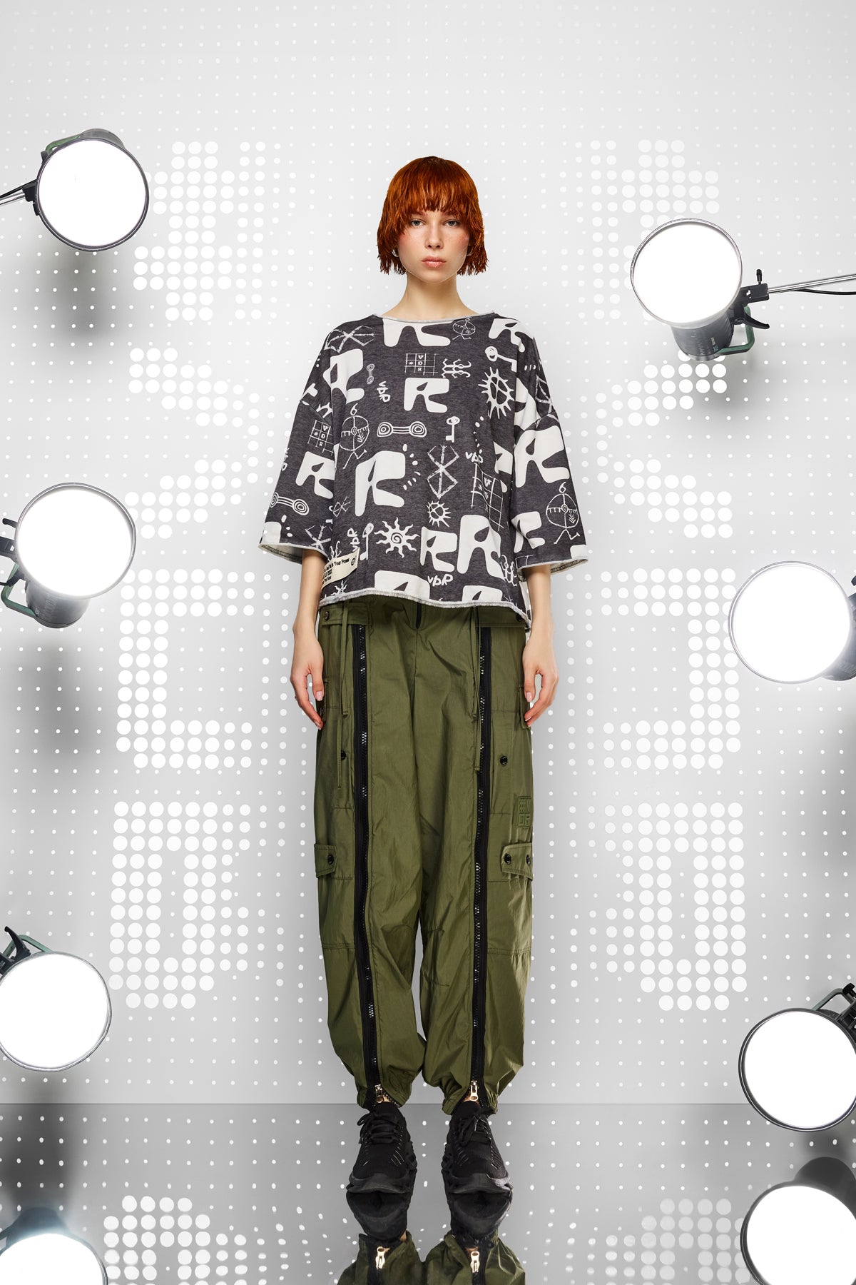 Nero Off White Sw-shirt 15163