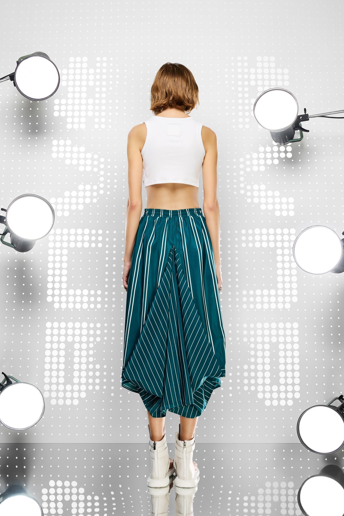 Verdone Bianco Skirt 15323