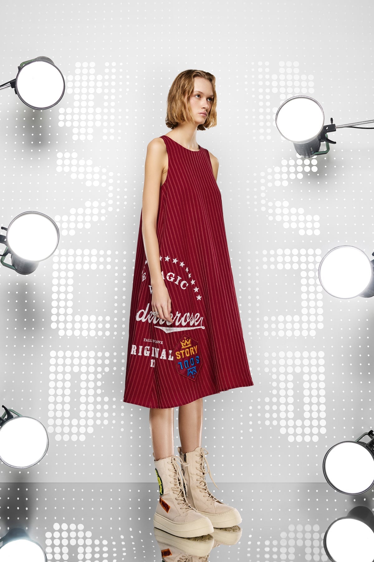 Bordo Dress 15349