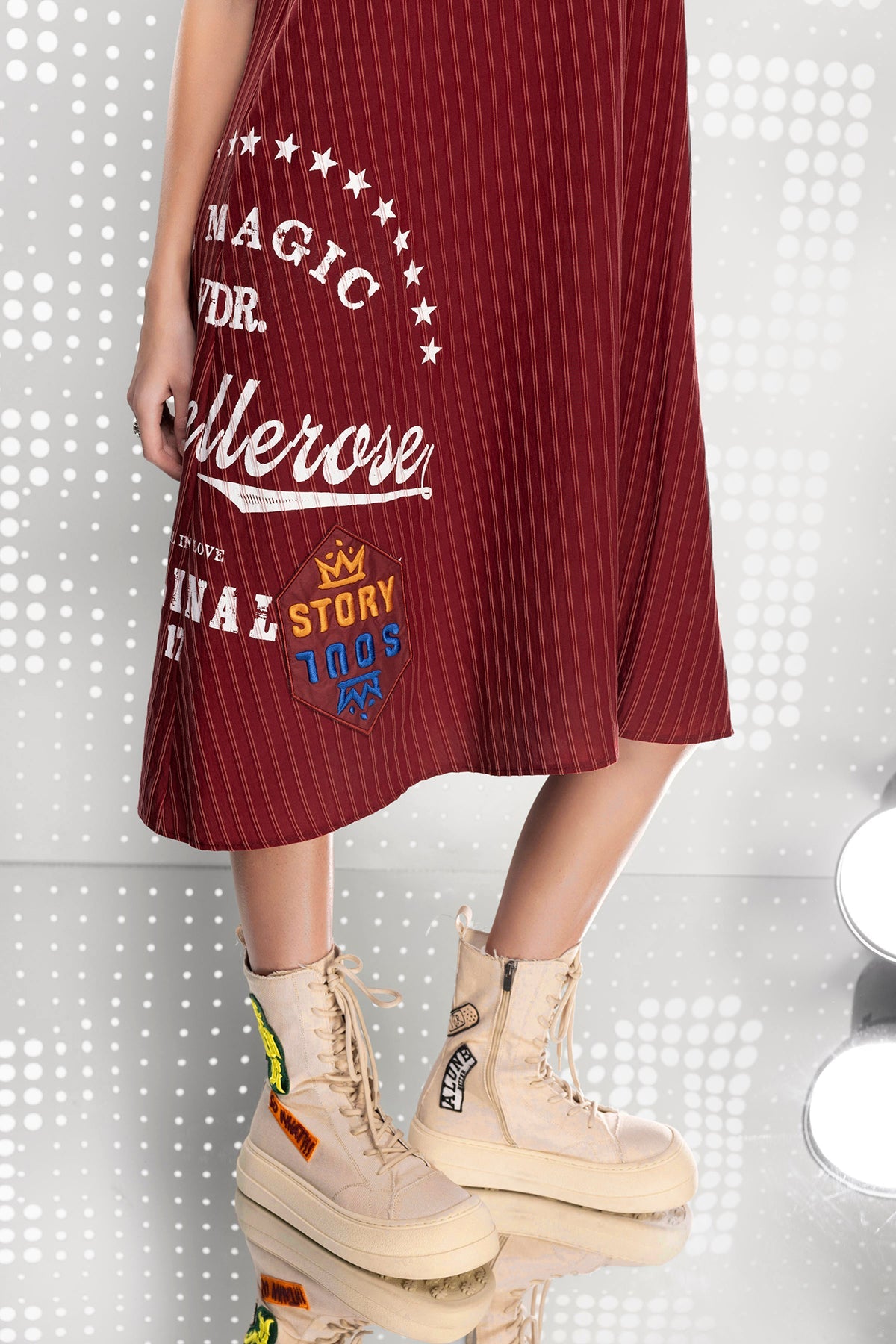 Bordo Dress 15349