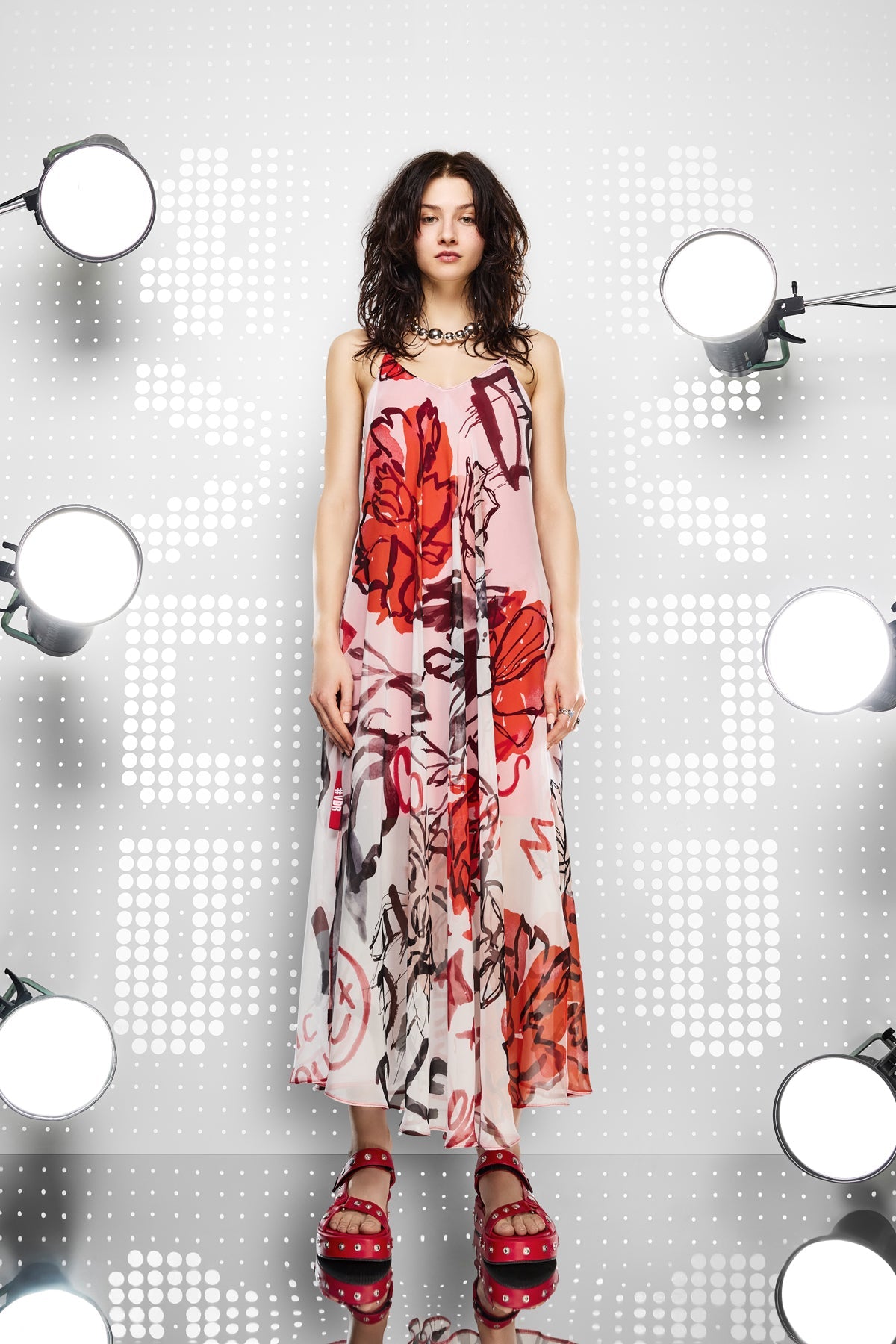 Off White Rosso Dress 15361