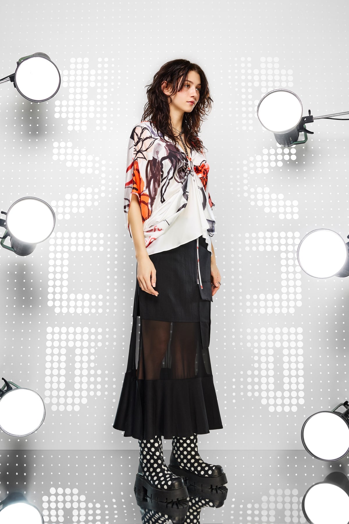 Off White Rosso Bluse 15362