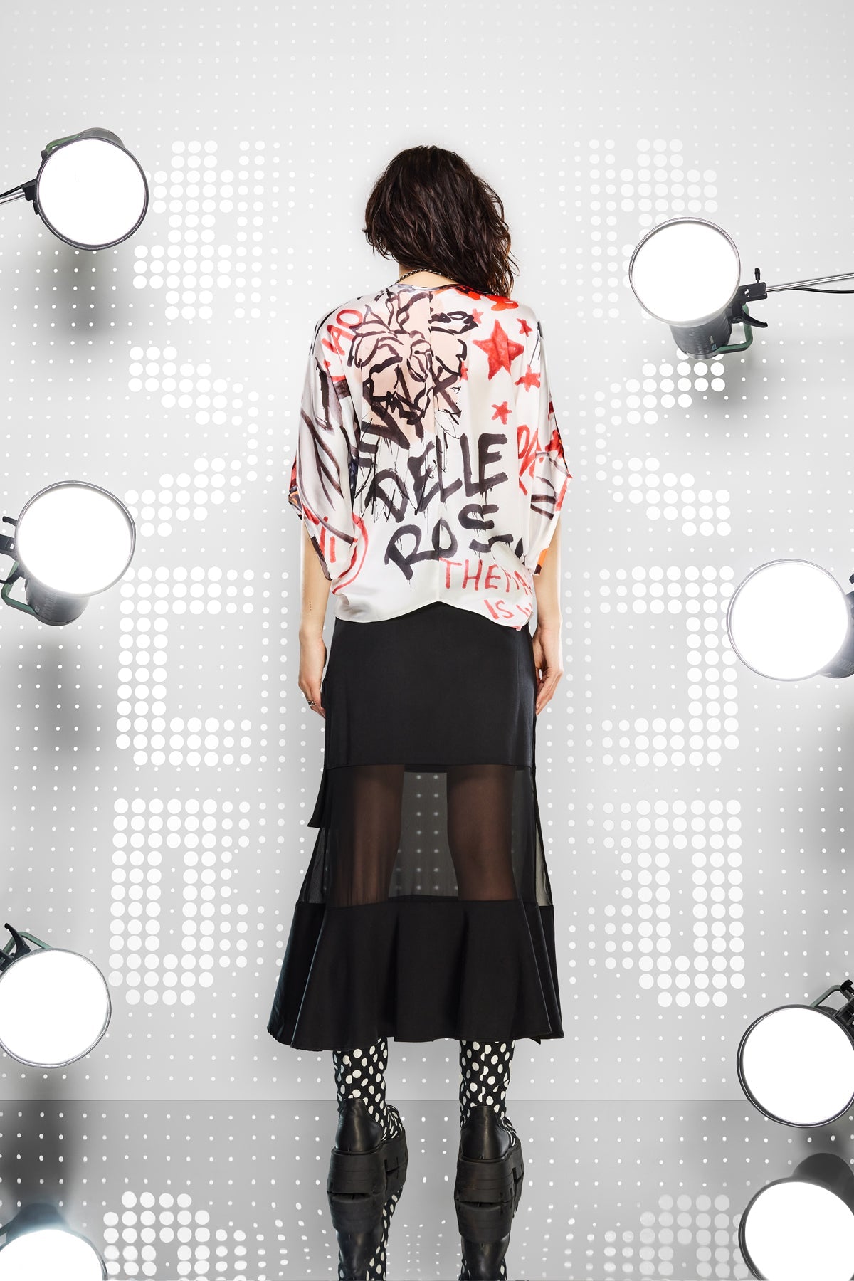 Off White Rosso Bluse 15362