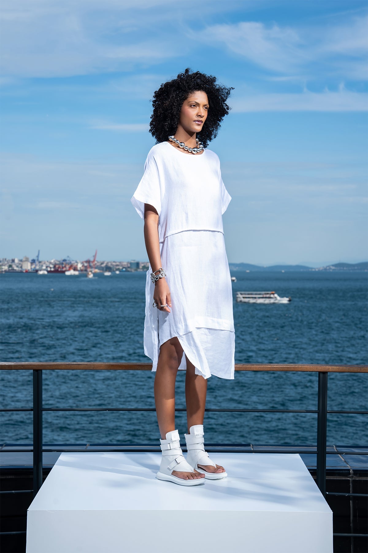 Bianco Dress 15386