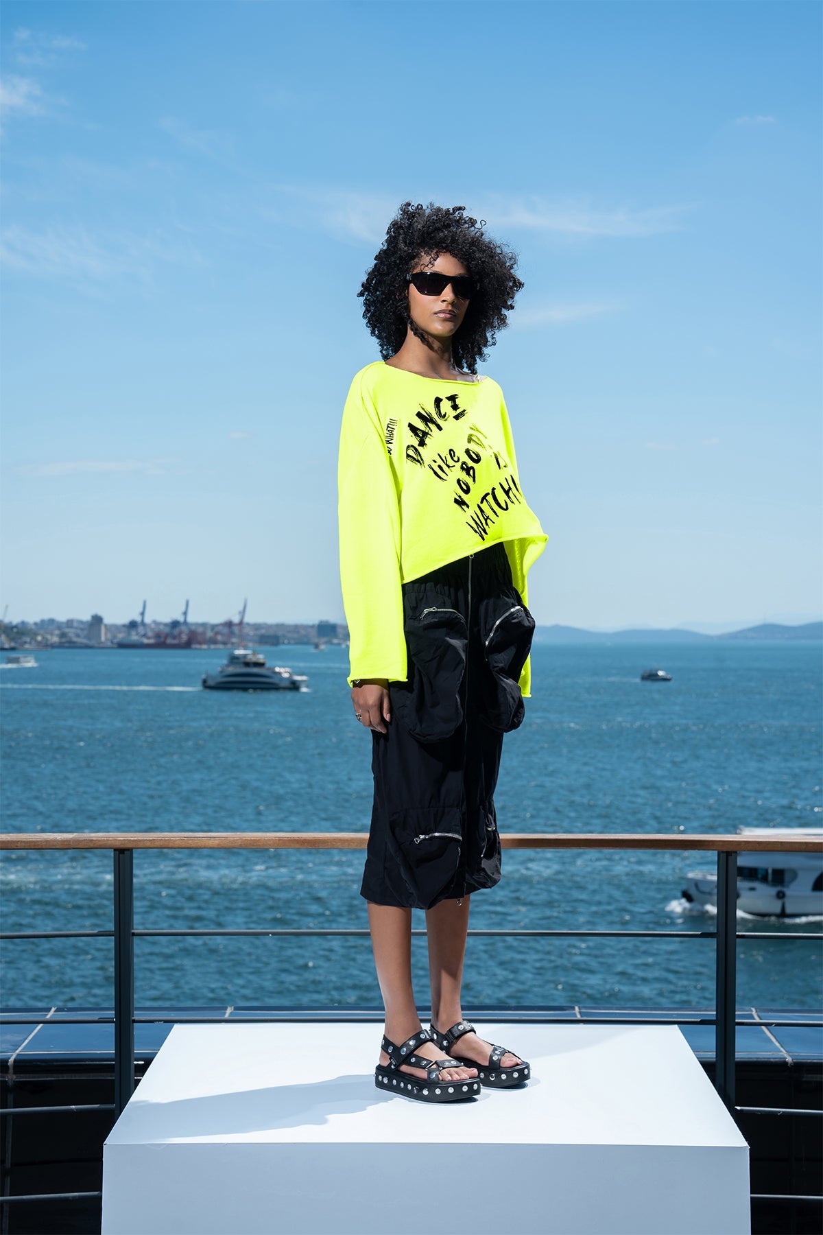 Giallo Neon Pullover 15426