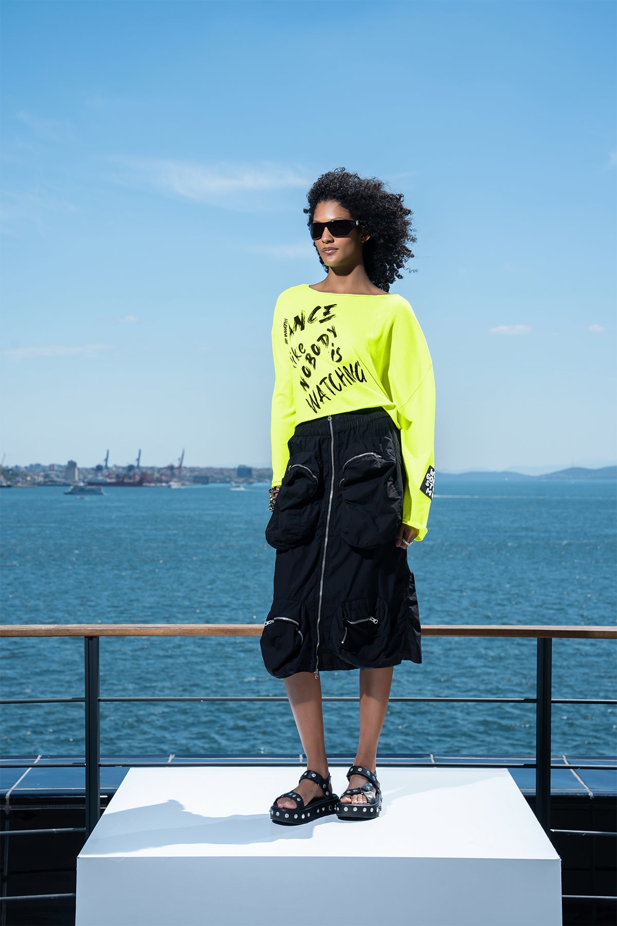 Giallo Neon Pullover 15426