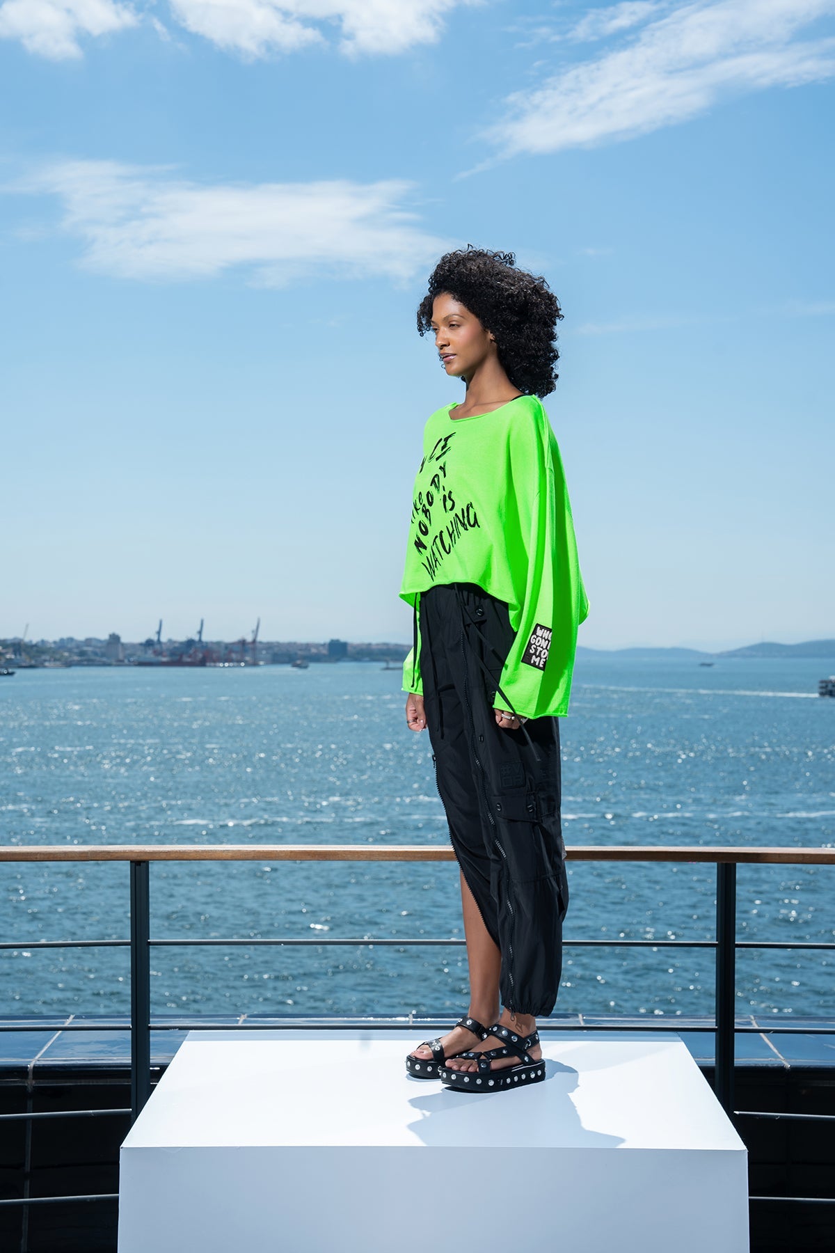 Verde Neon Pullover 15426