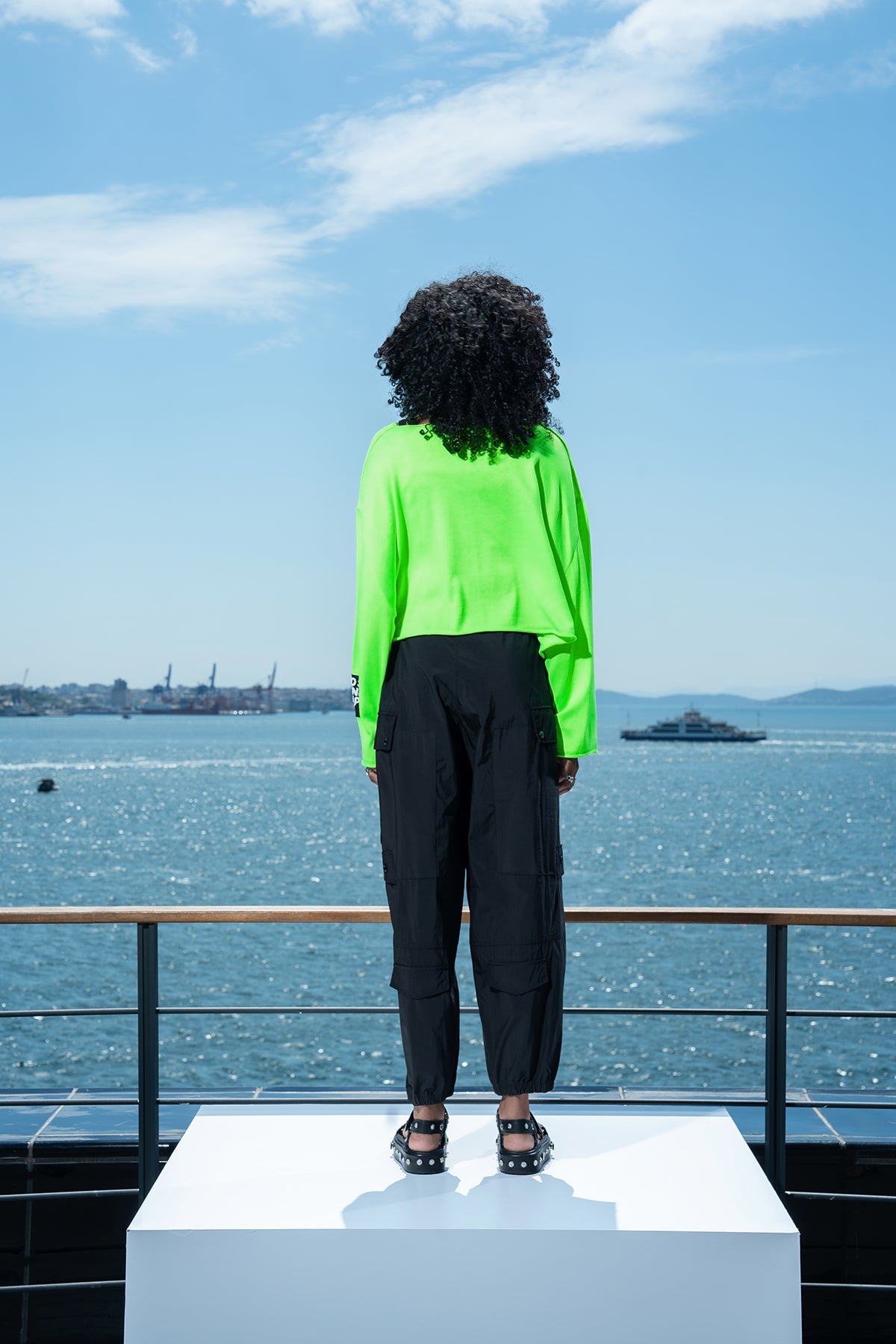 Verde Neon Pullover 15426
