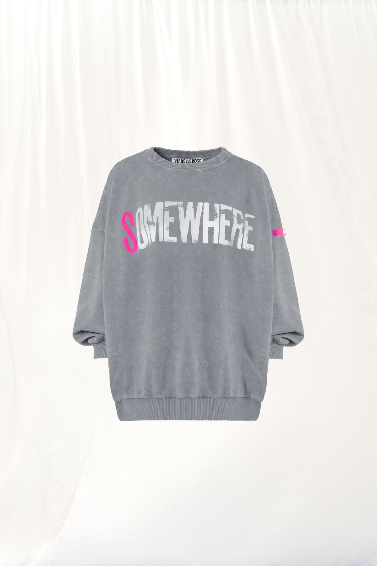 Grey Print Sweatshirt 17044