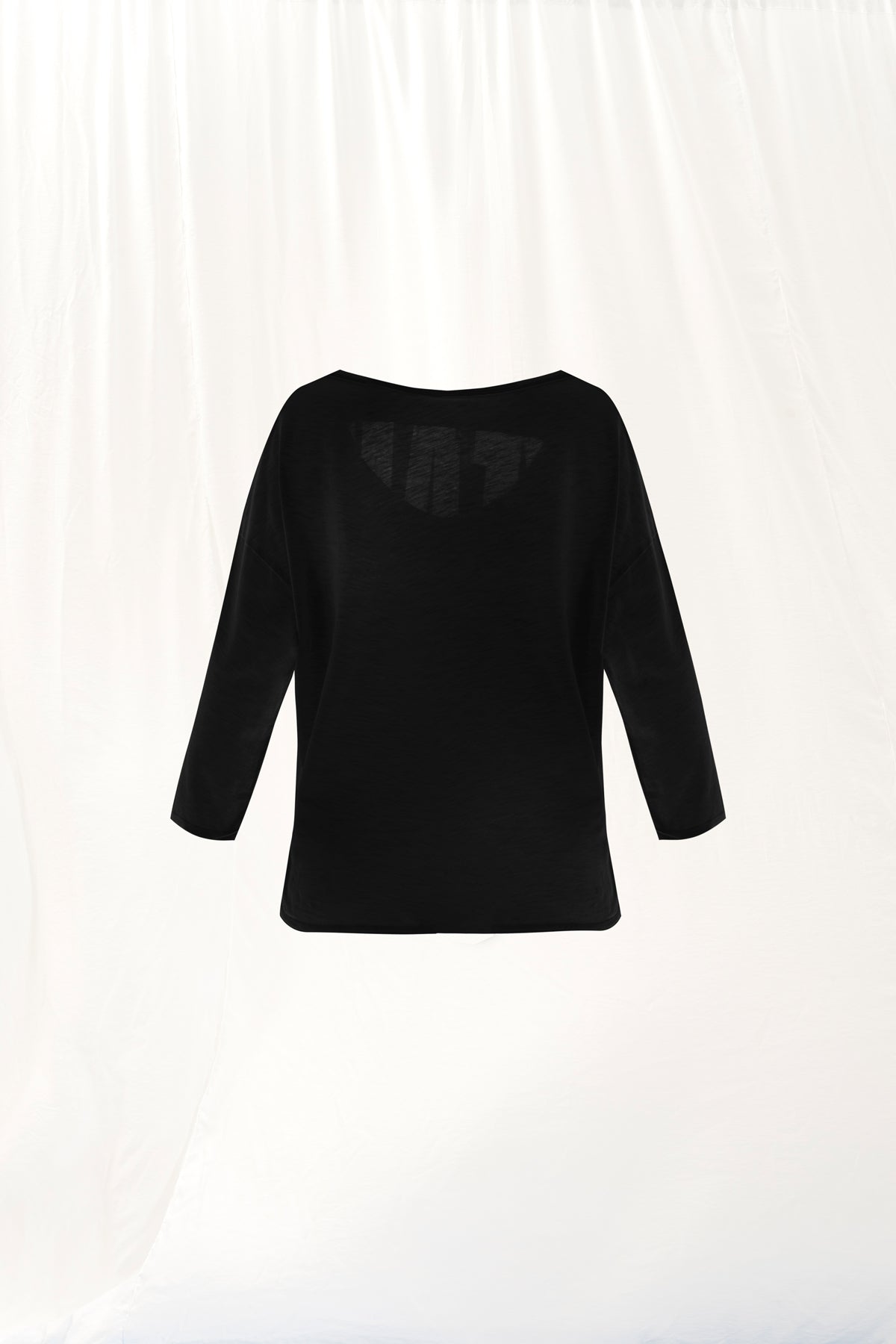 Black Print T-shirt 17082