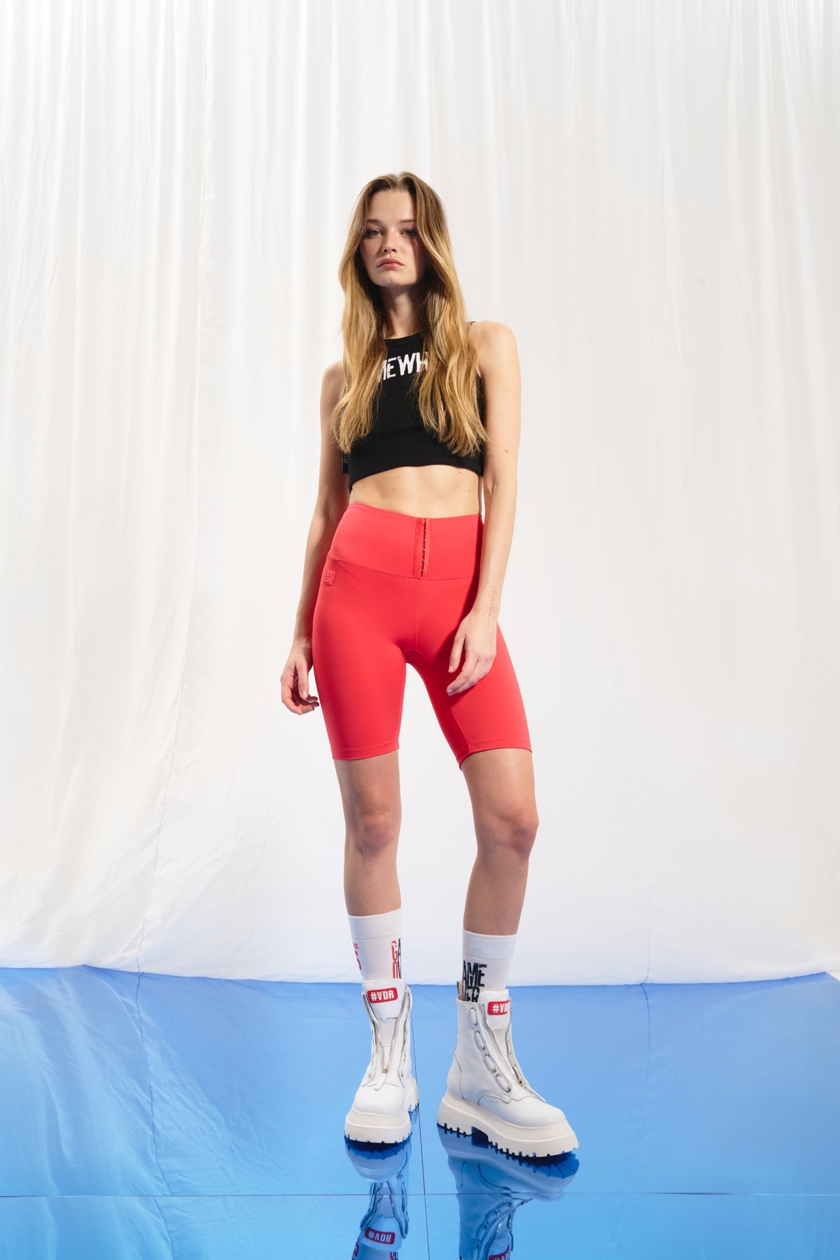 Coral Scuba Short Leggings 17120