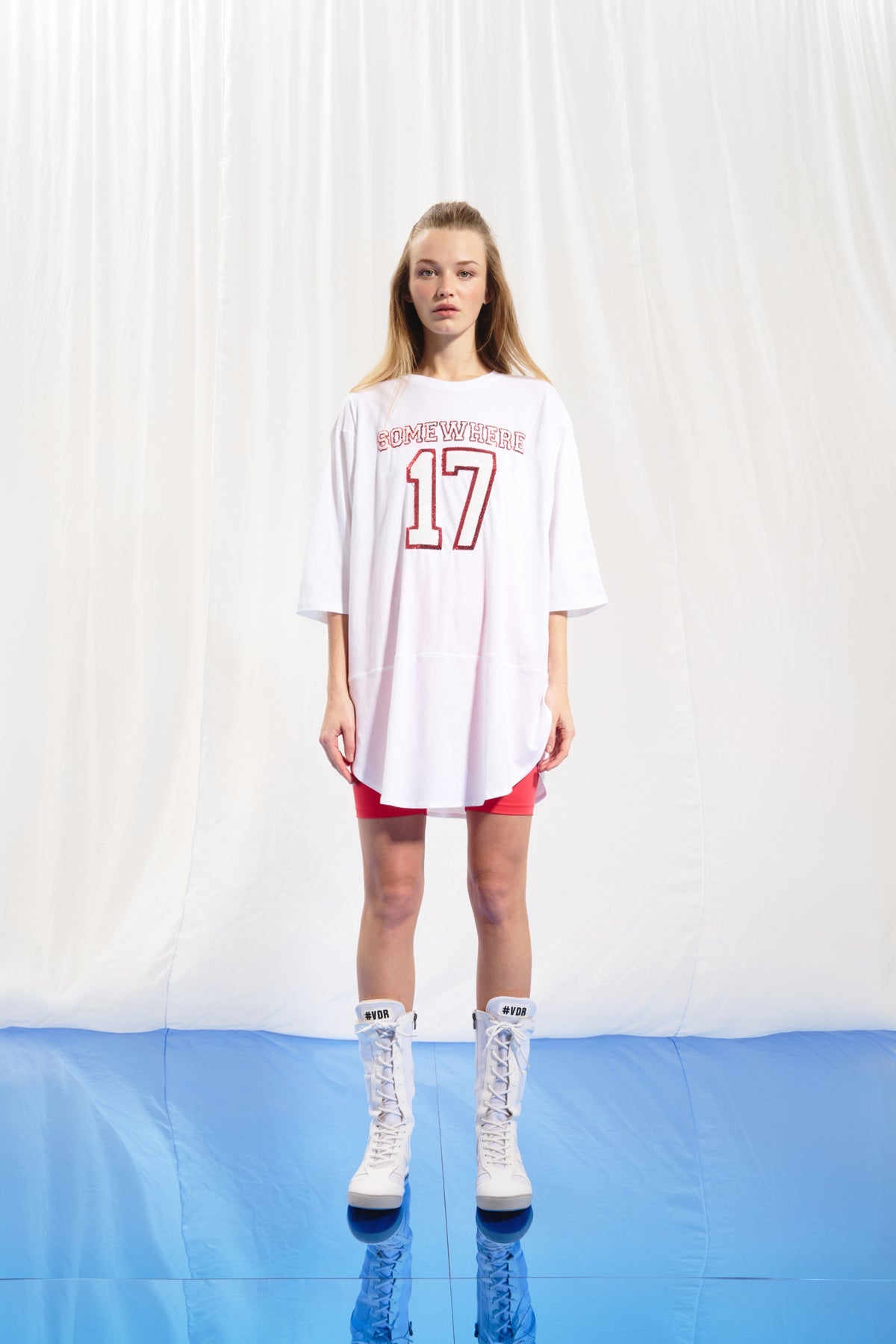White Sequin Tunic 17244