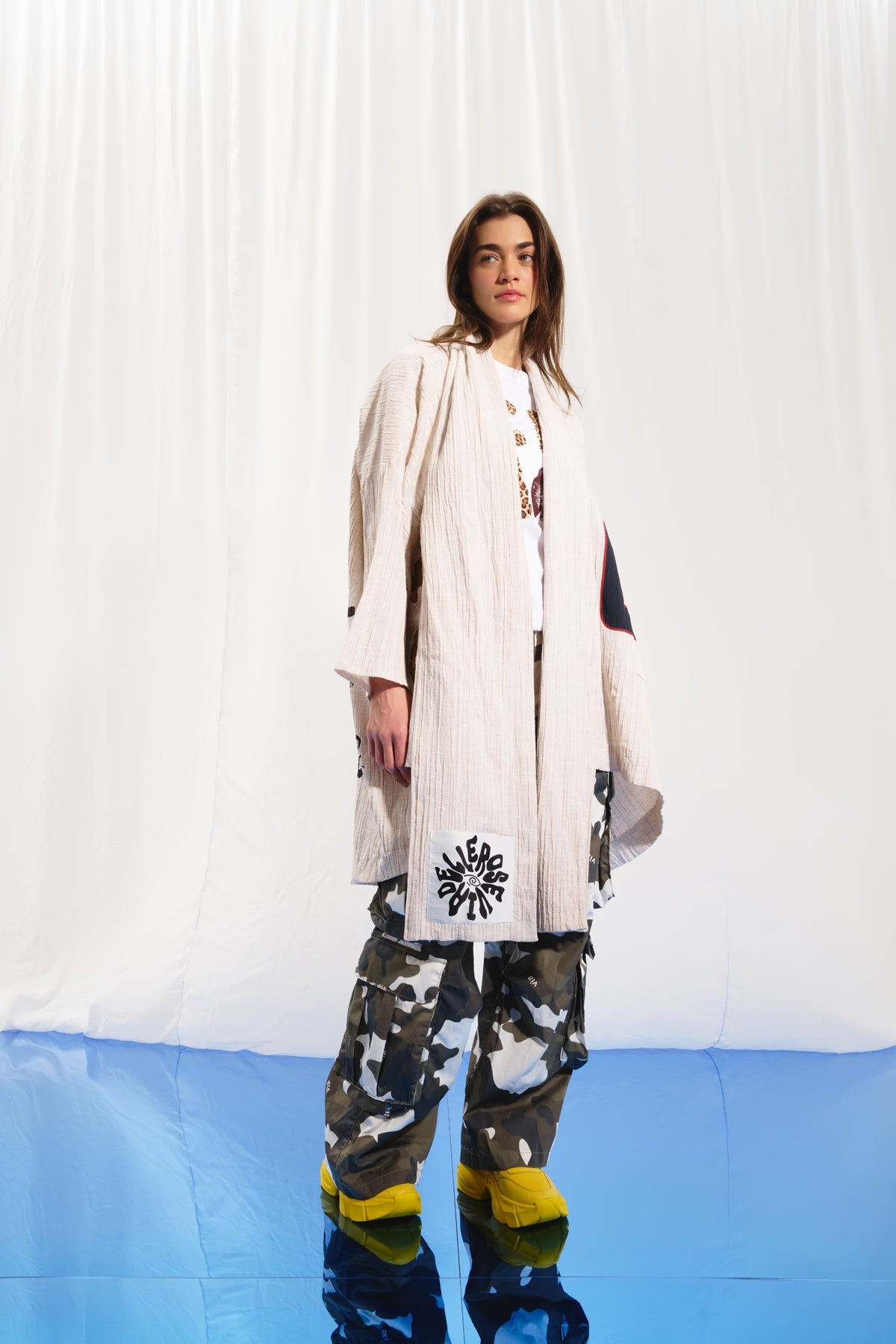 Beige Oversize Cardigan 17297