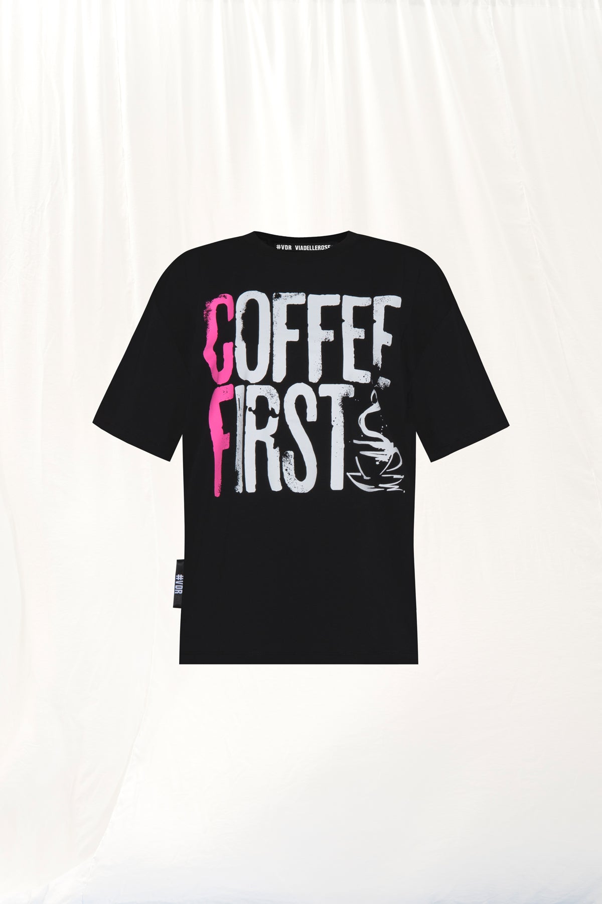 Black Print T-shirt 17319
