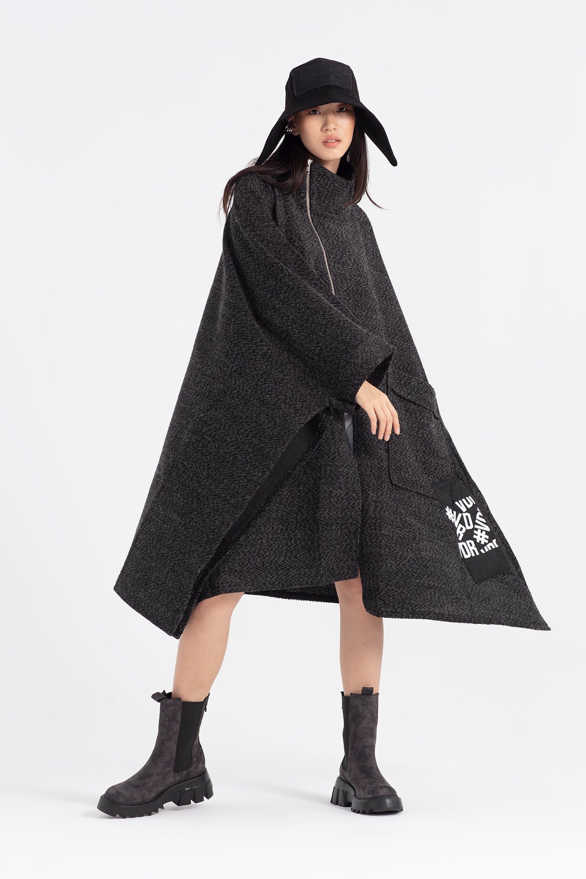 Antracite Poncho 12167