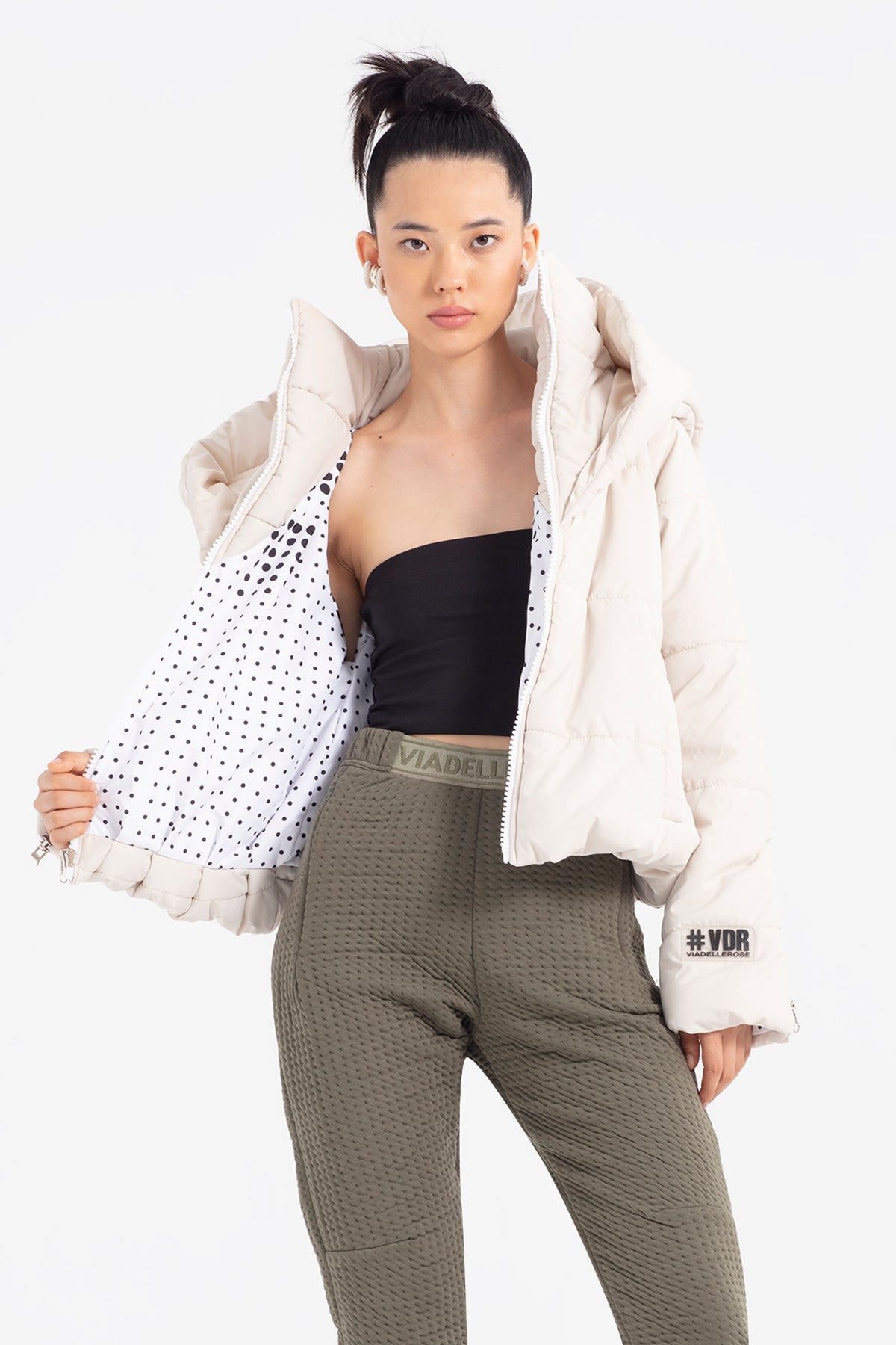 Beige Blouson 12381