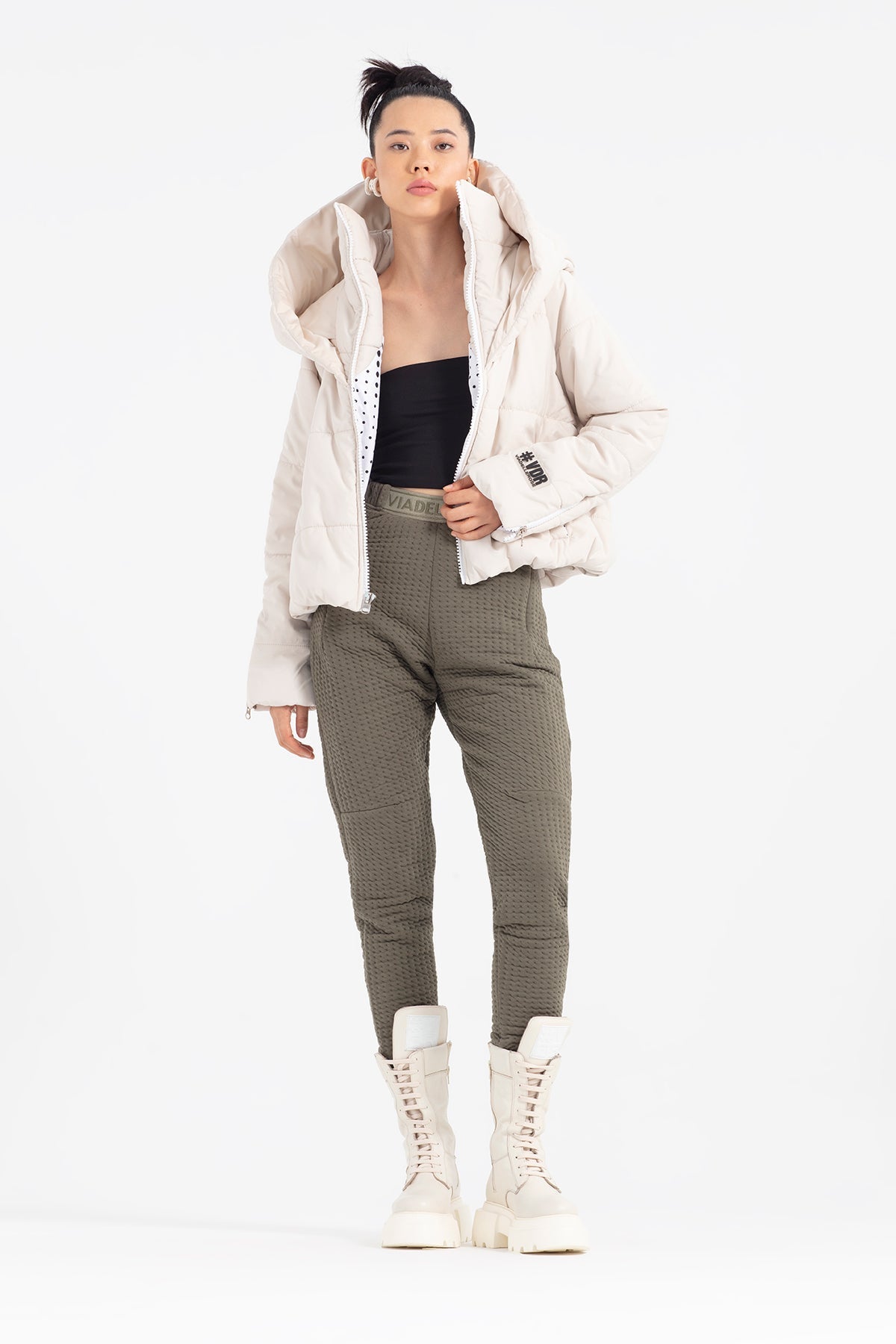 Beige Blouson 12381