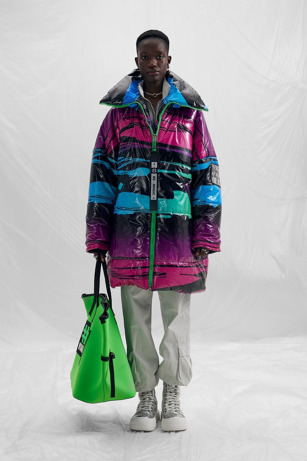 Multicolor Blouson 14440