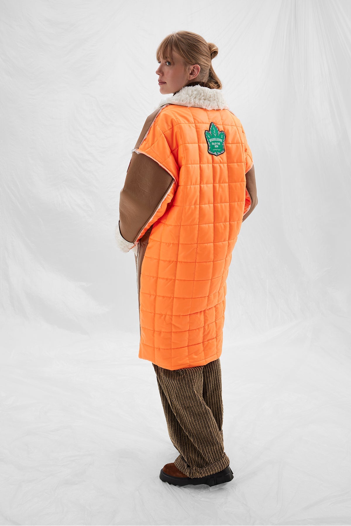 Camel Orange Coat 14443