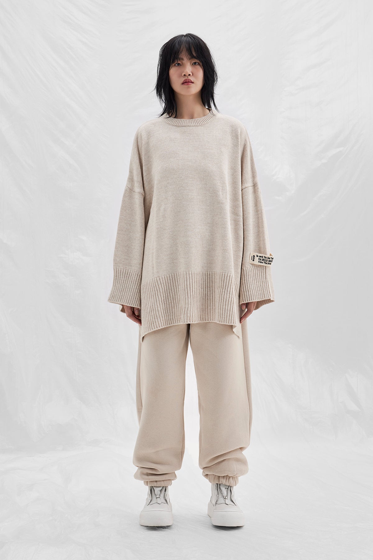 Beige Pullover 14451