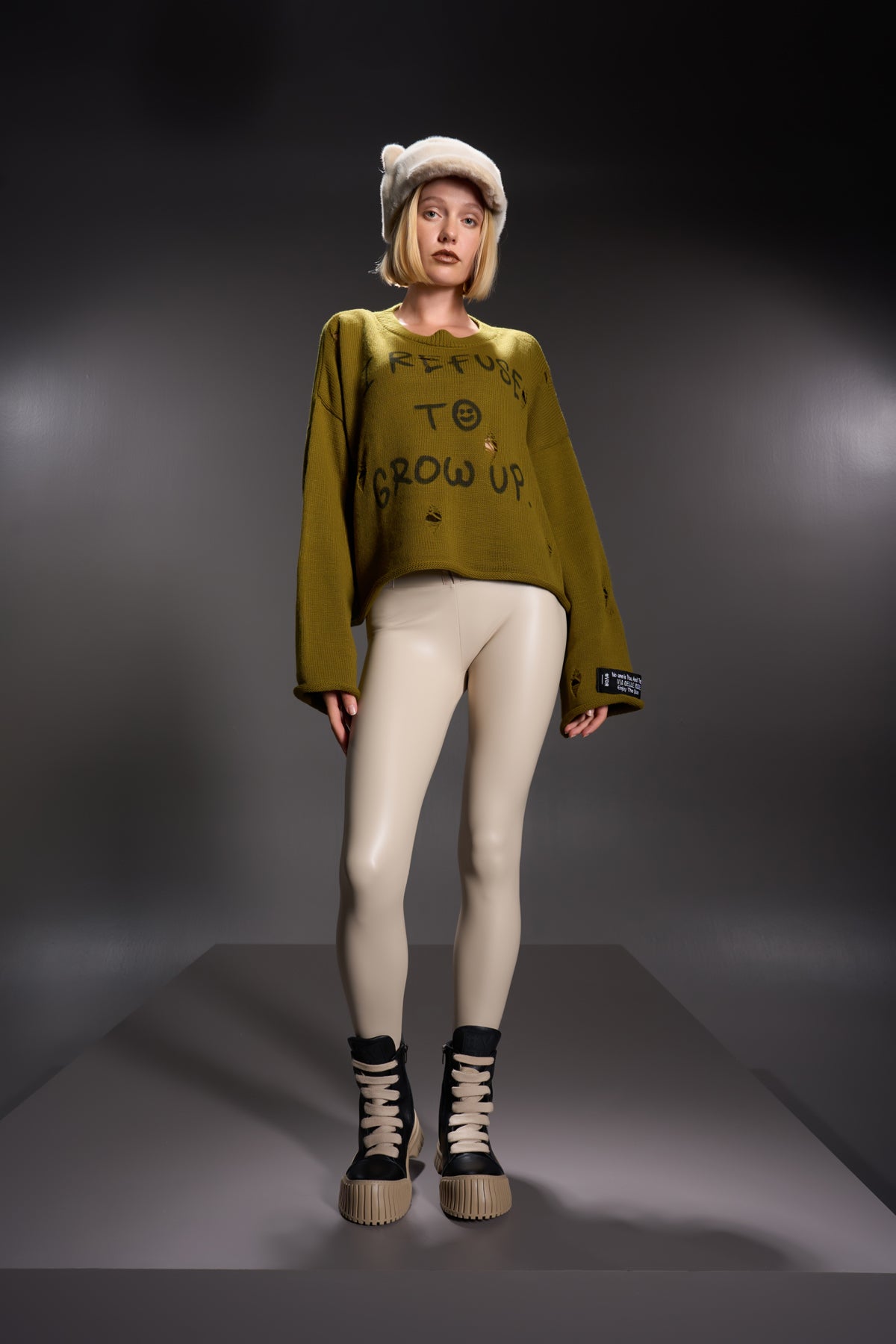 Olive Pullover 16022