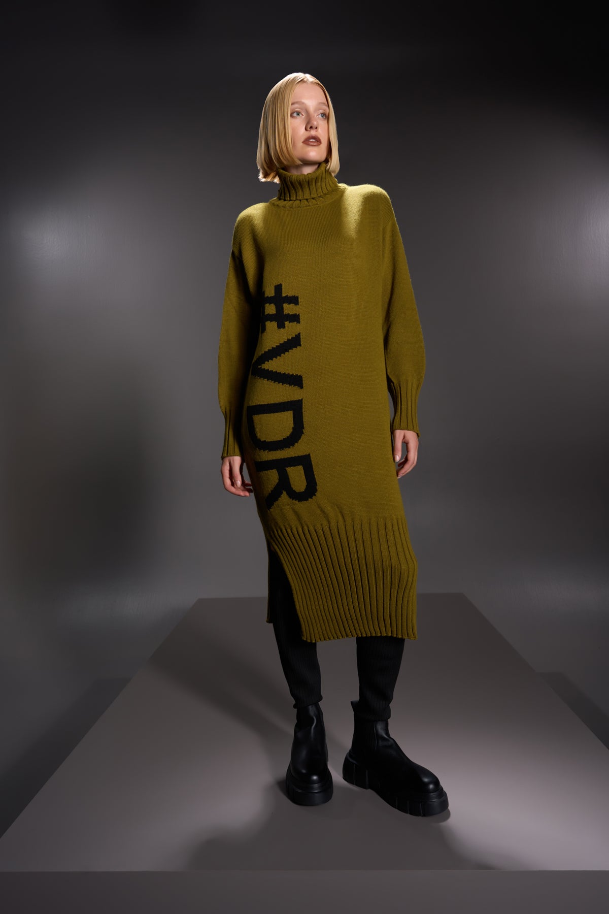Olive Dress 16030