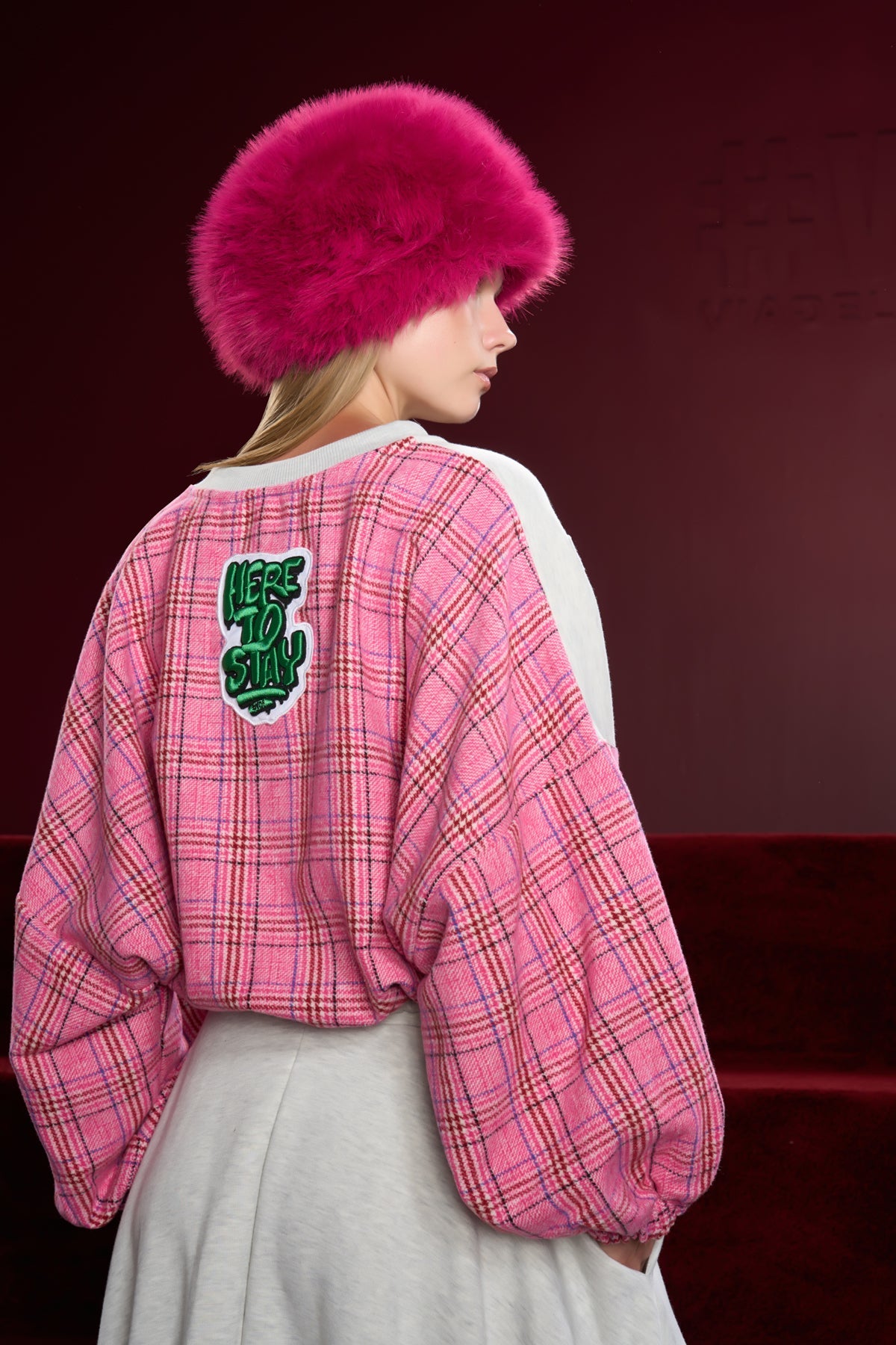 G. Melange Fuxia Sw-shirt 16160