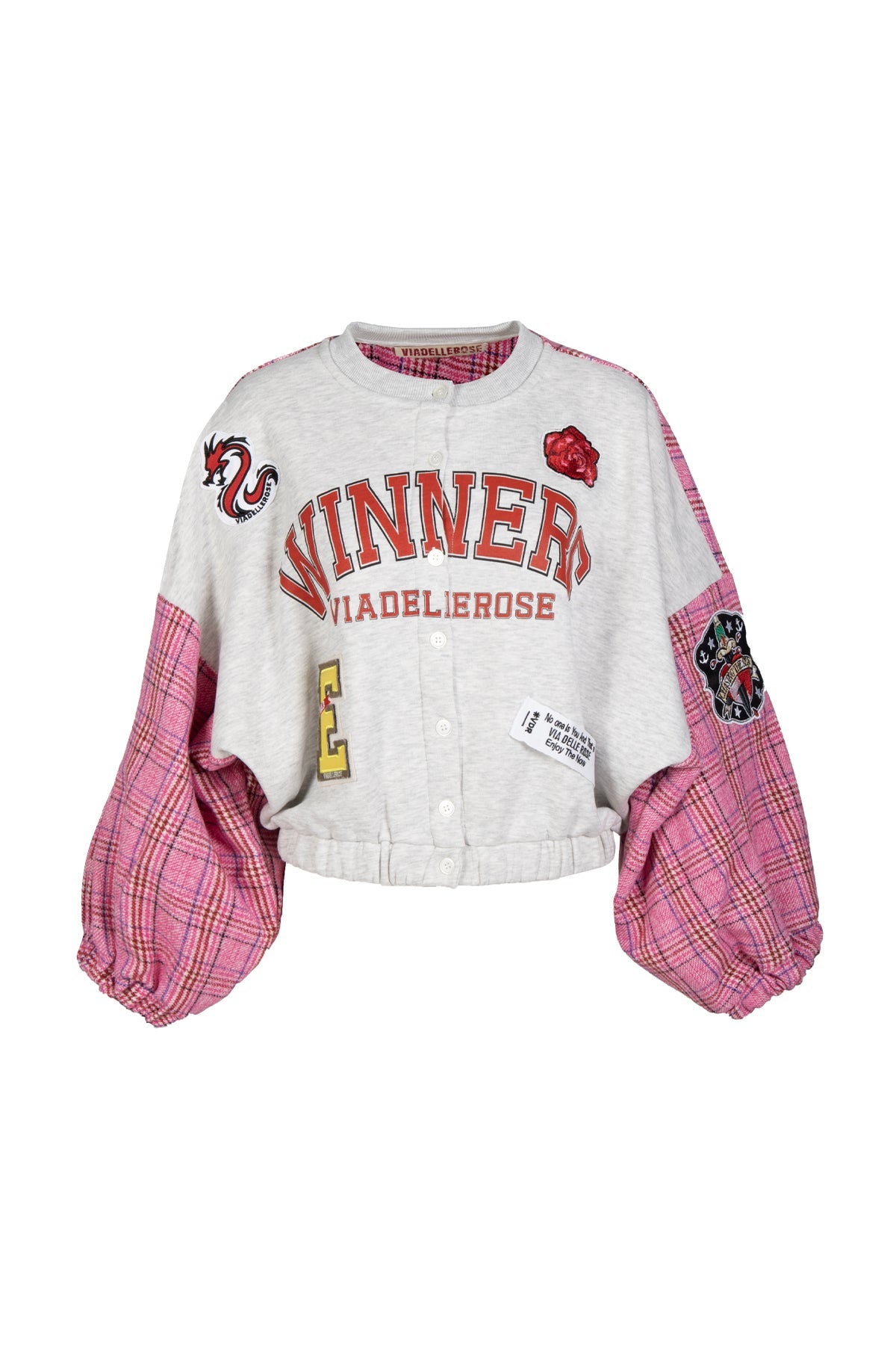 G. Melange Fuxia Sw-shirt 16160