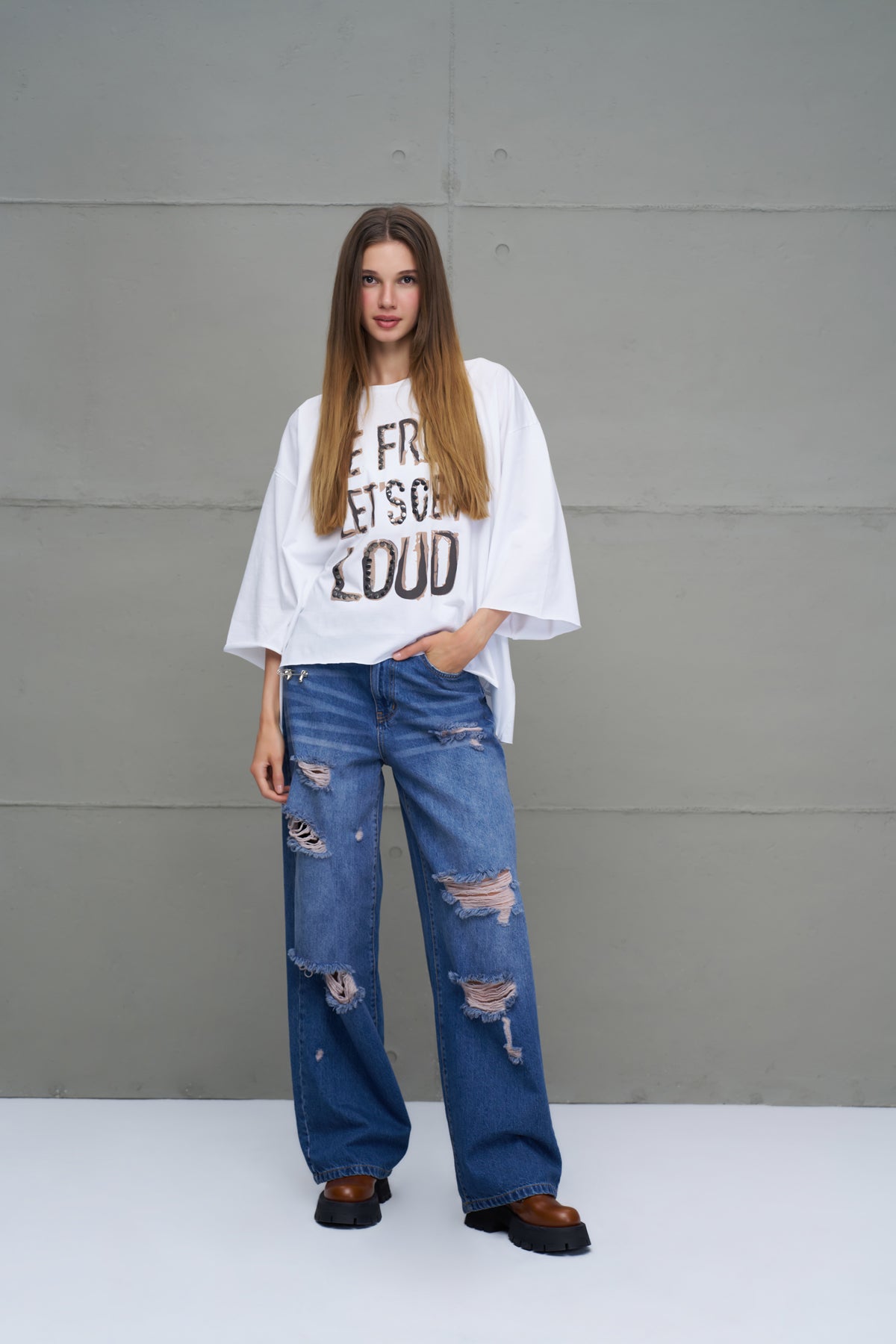White T-shirt 18035