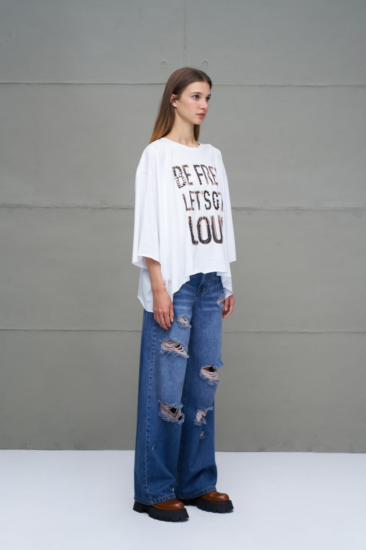 White T-shirt 18035