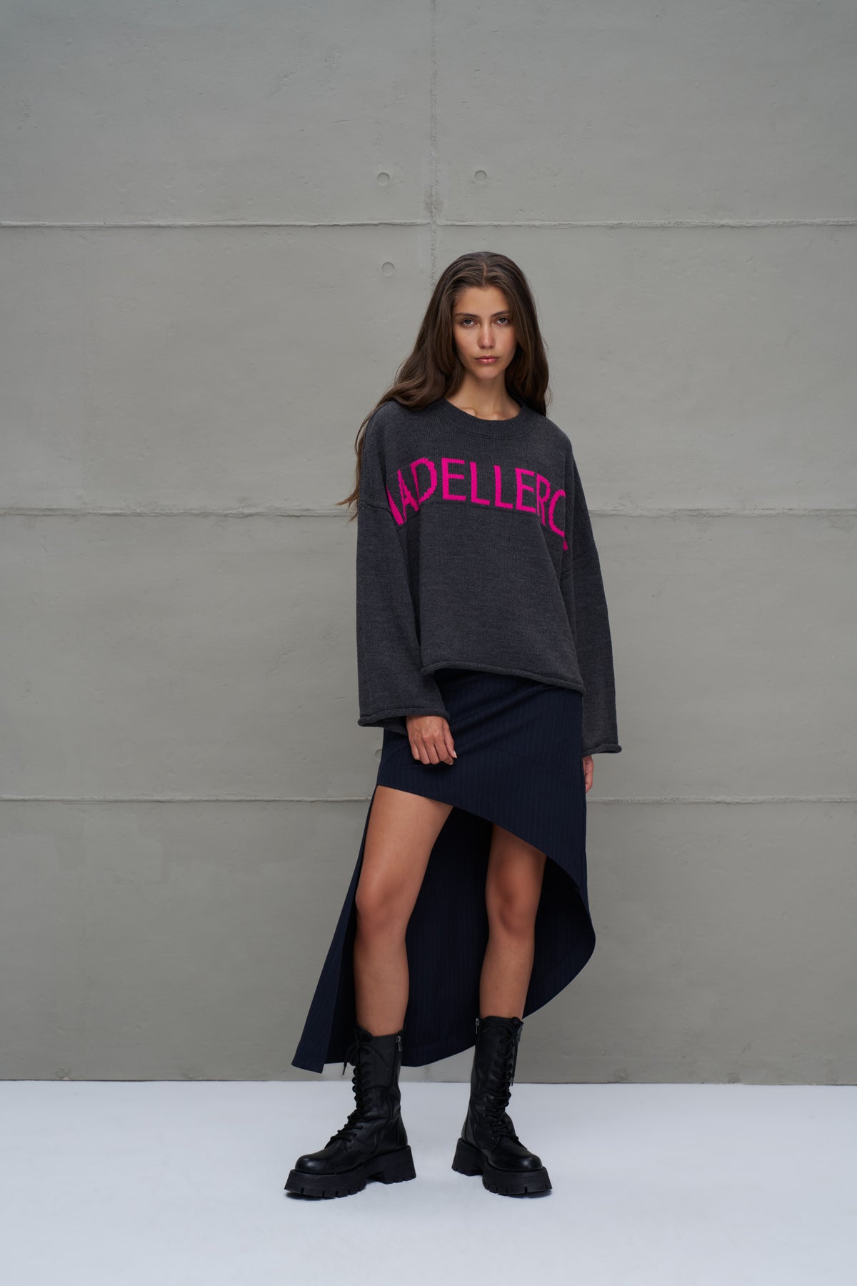 Anthracite Knit Sweater 18057