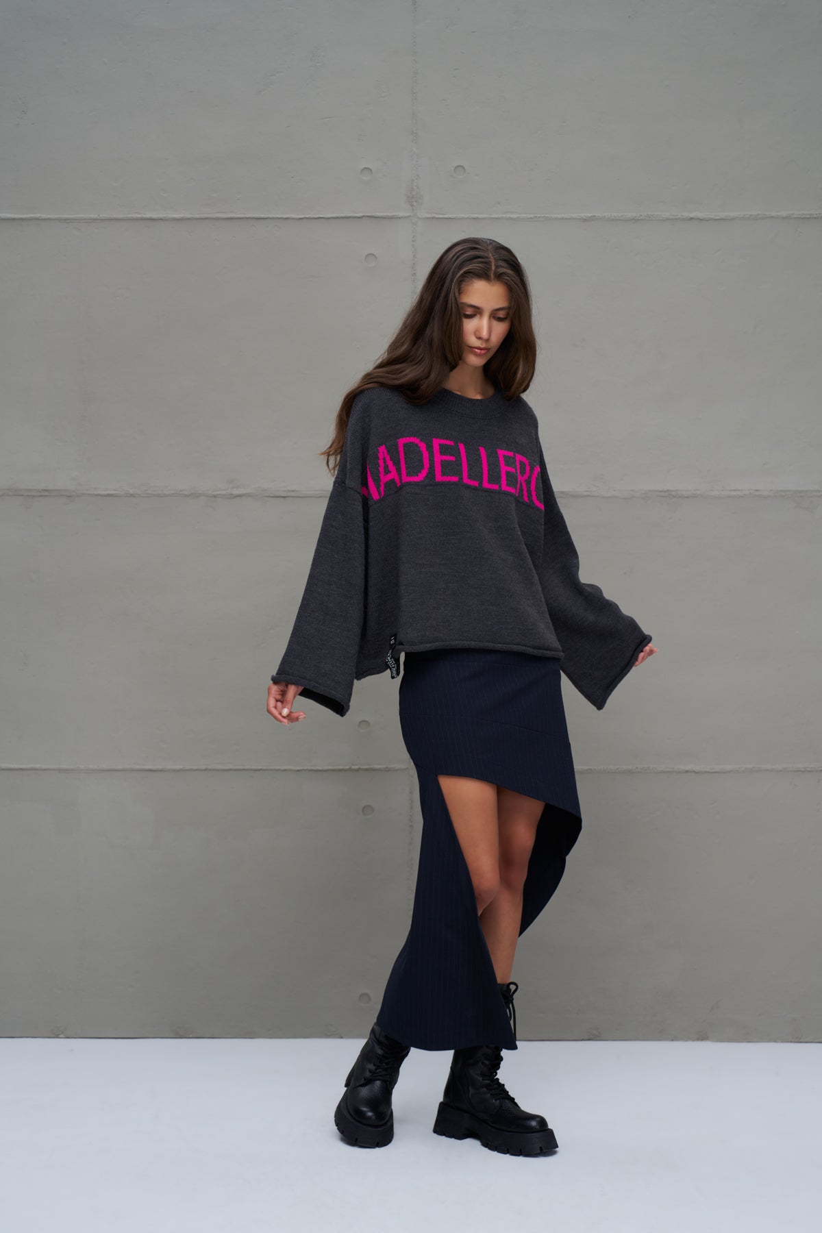Anthracite Knit Sweater 18057