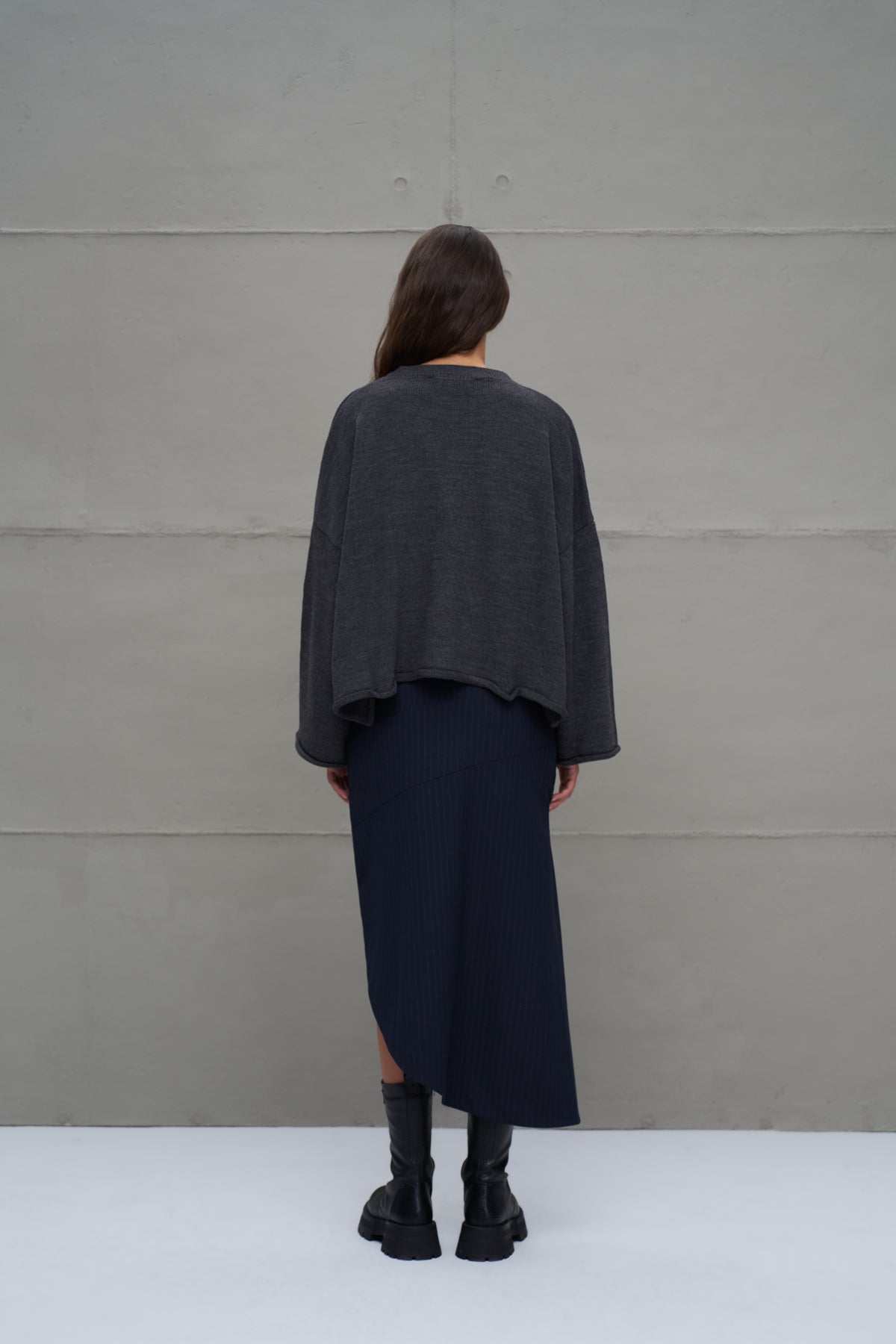 Anthracite Knit Sweater 18057