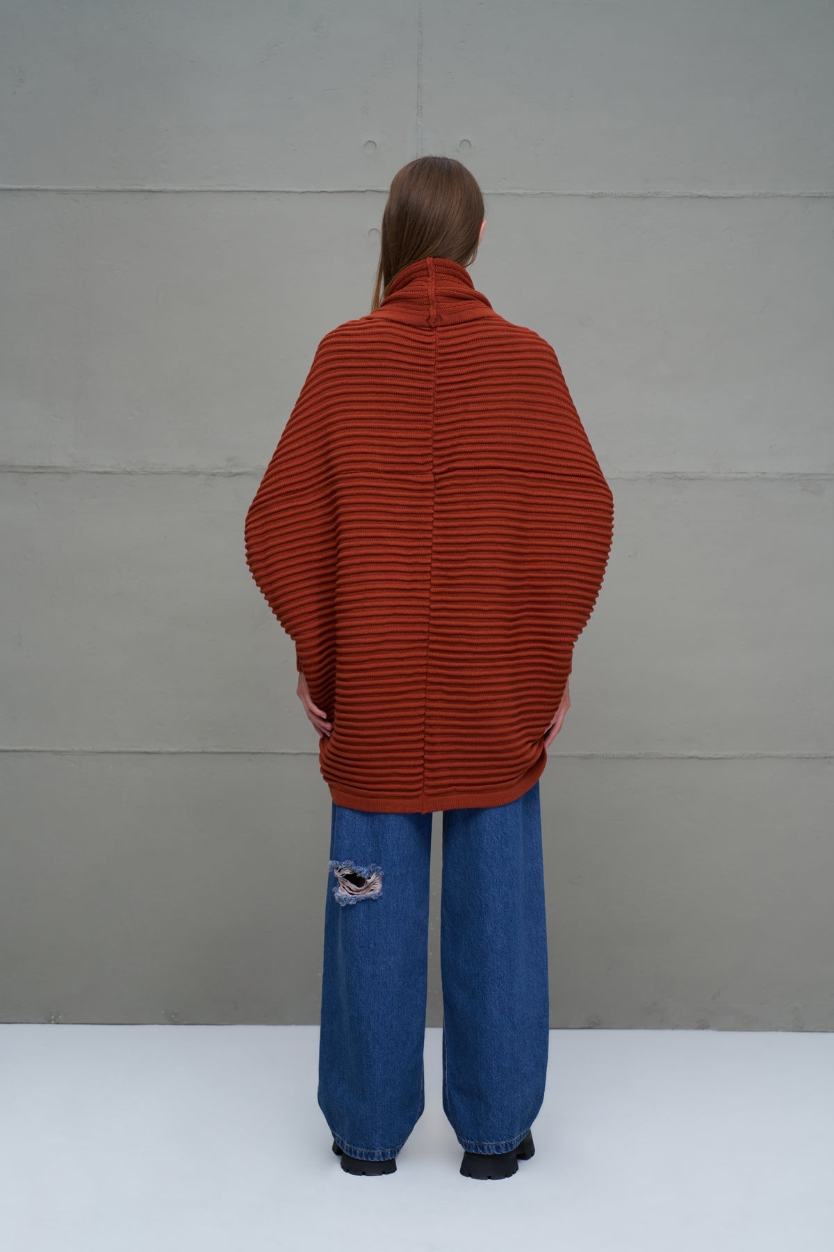 Maroon Knit Cardigan 18072