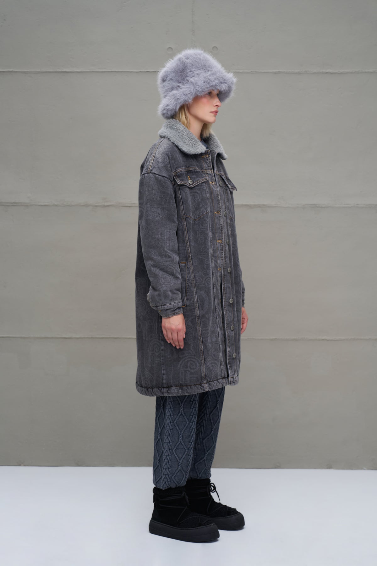 Anthracite Coat 18098