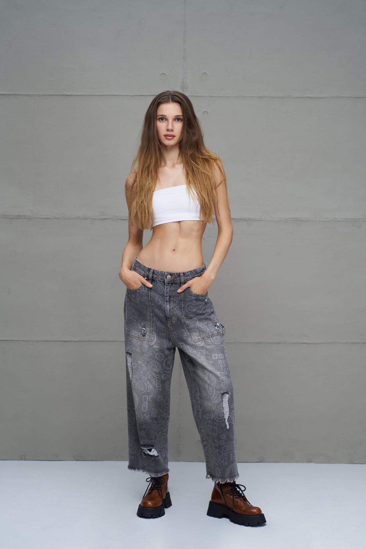 Grey Trousers 18099