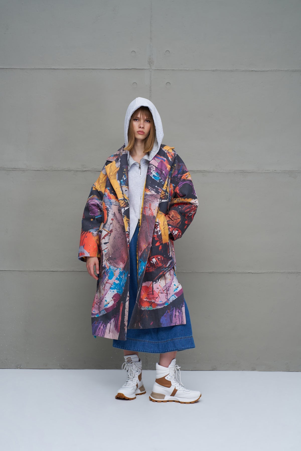 Multicolor Coat 18107